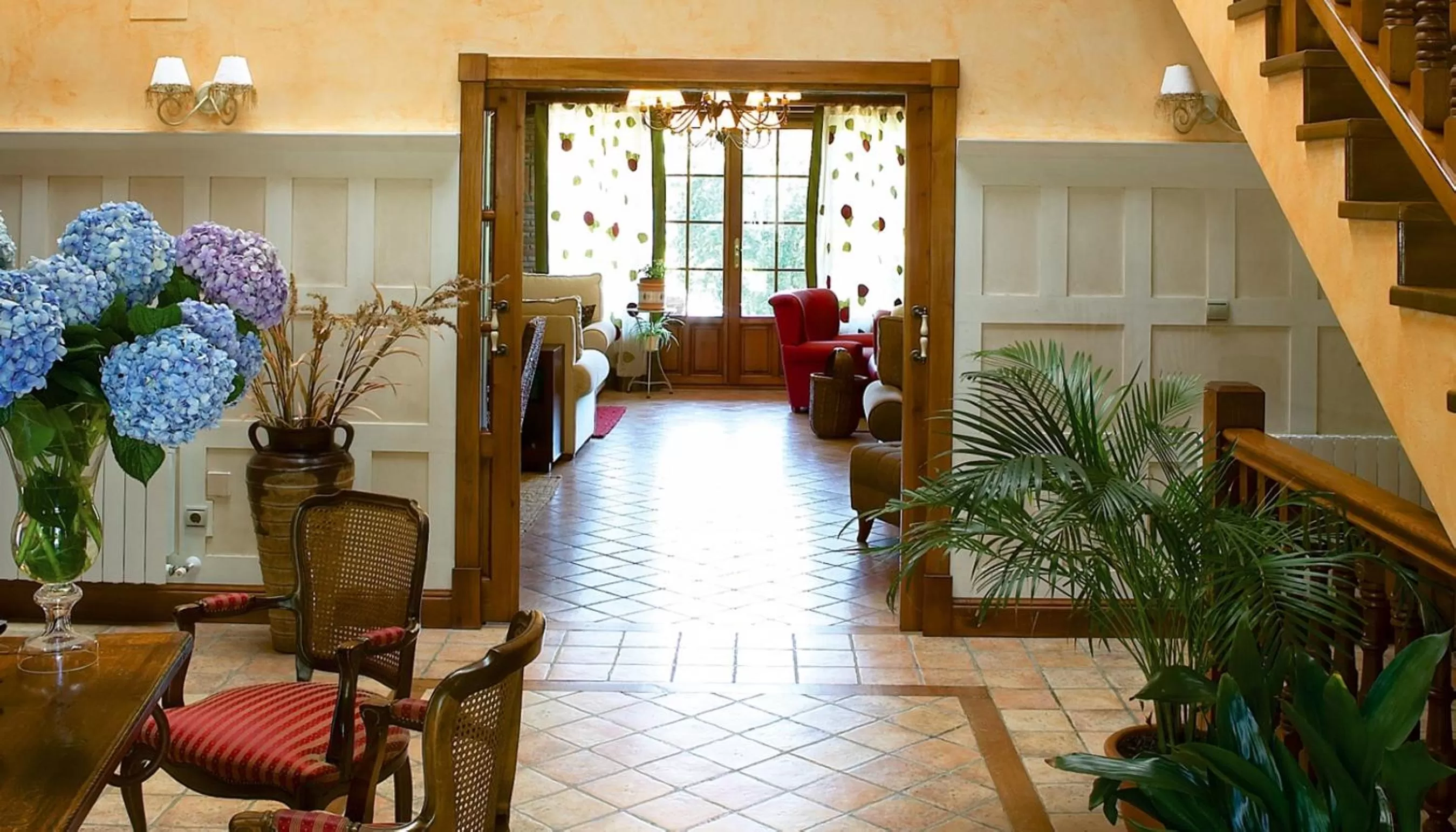 Lobby or reception in Hotel Posada La Robleda