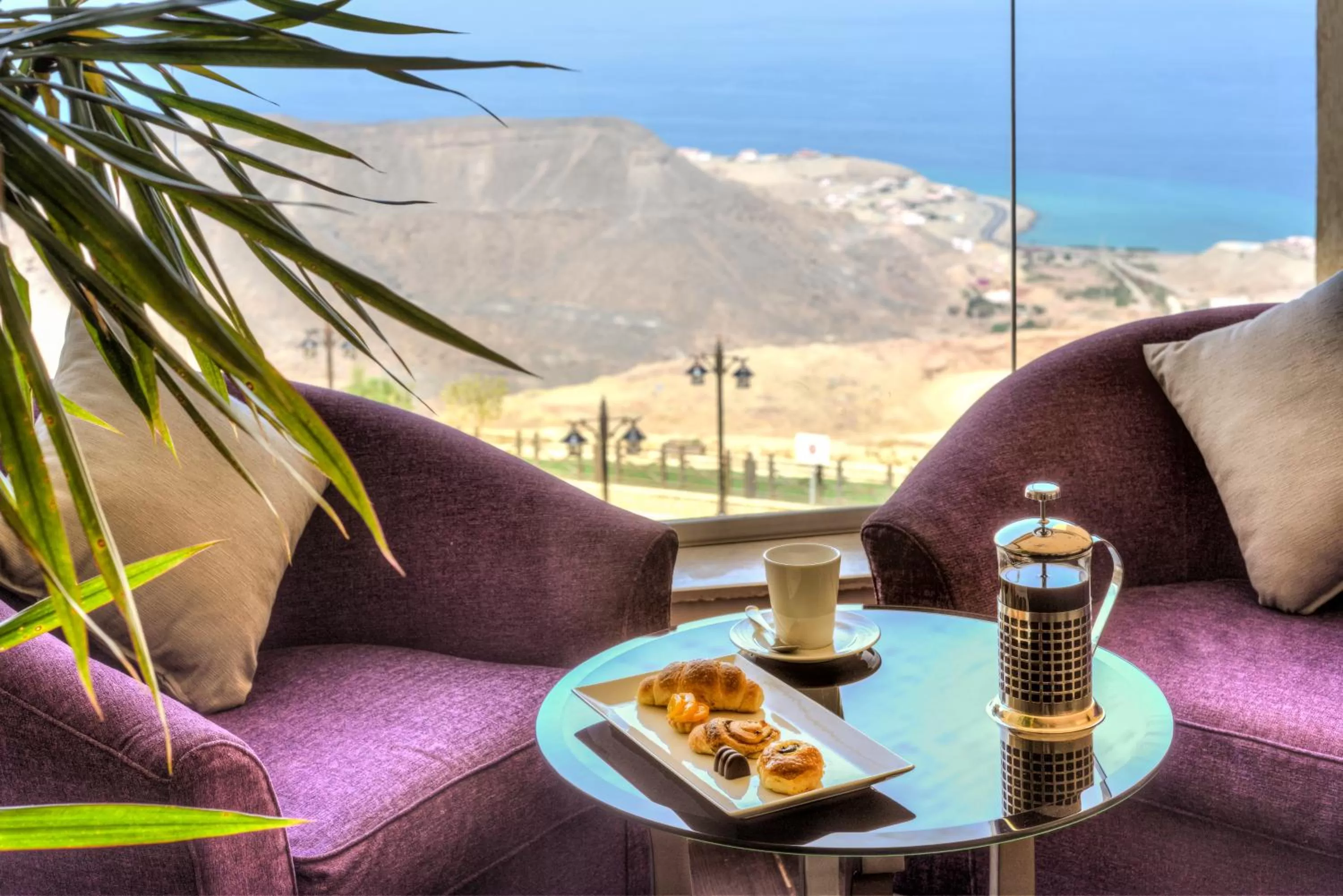 Lobby or reception in Porto El Jabal Hotel