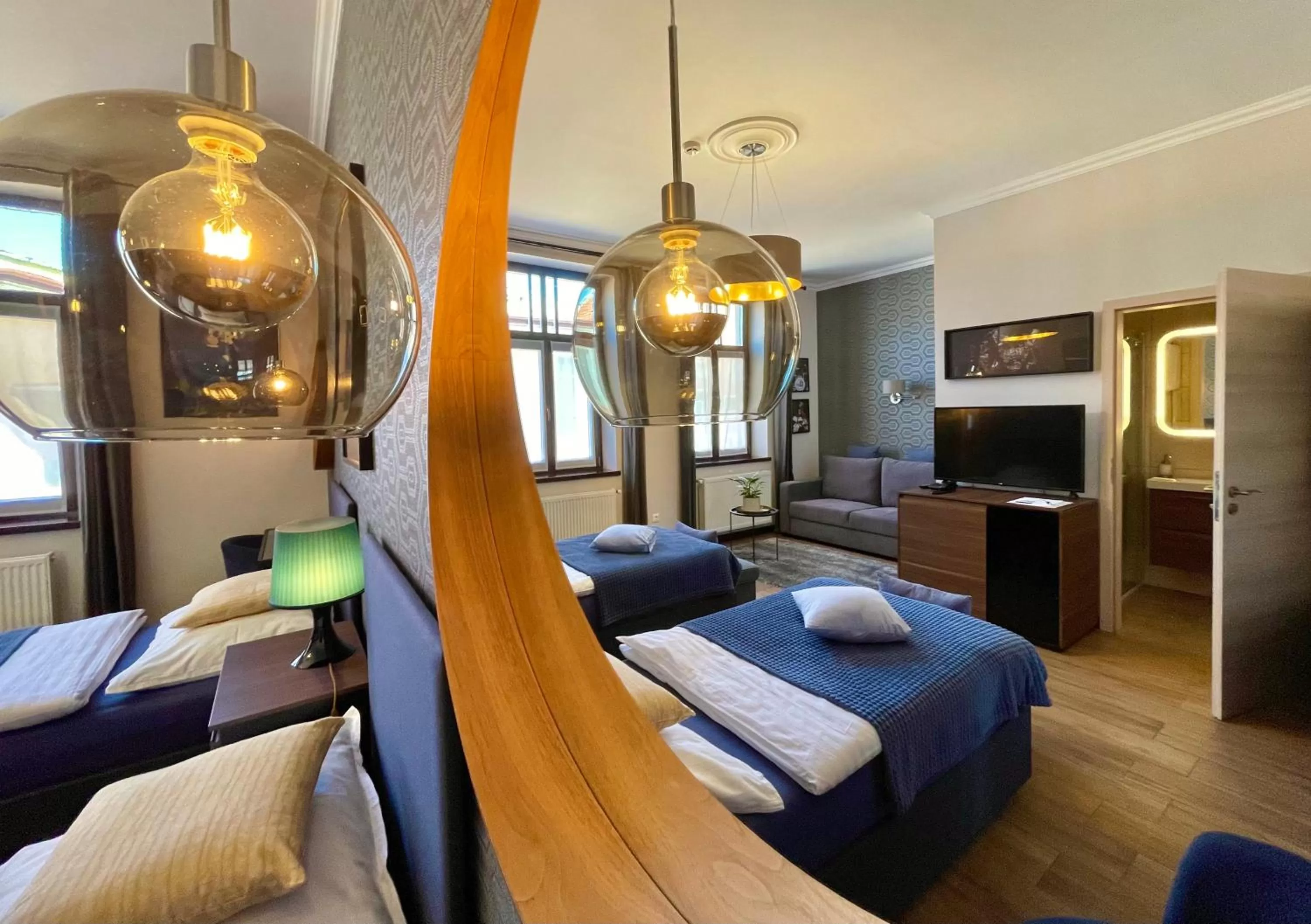 TV and multimedia, Bed in Chicago Vendégház