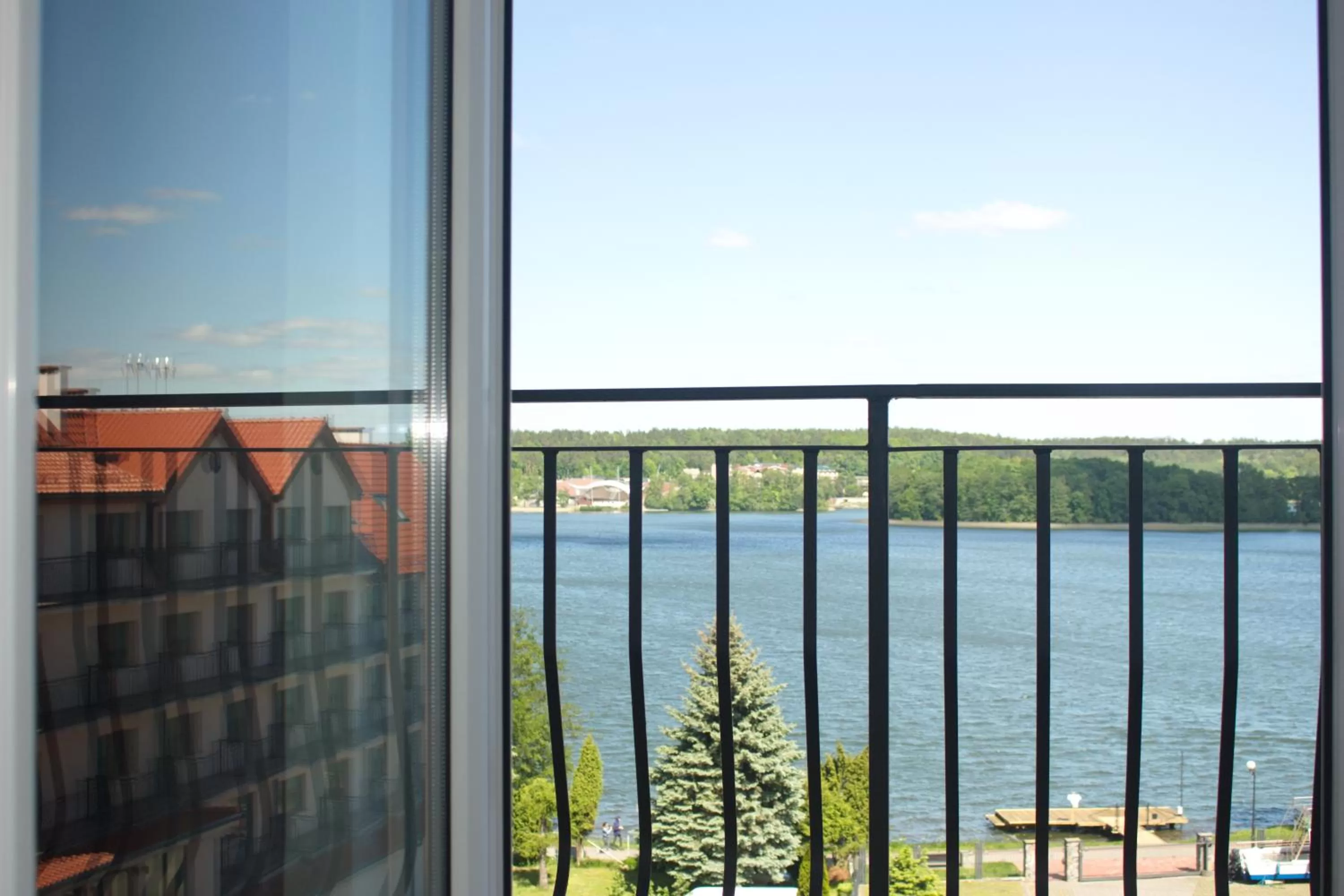 Lake view in Hotel Huszcza