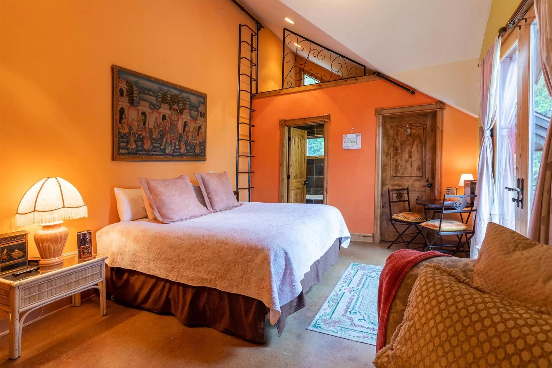 Bed in Talus Rock Retreat