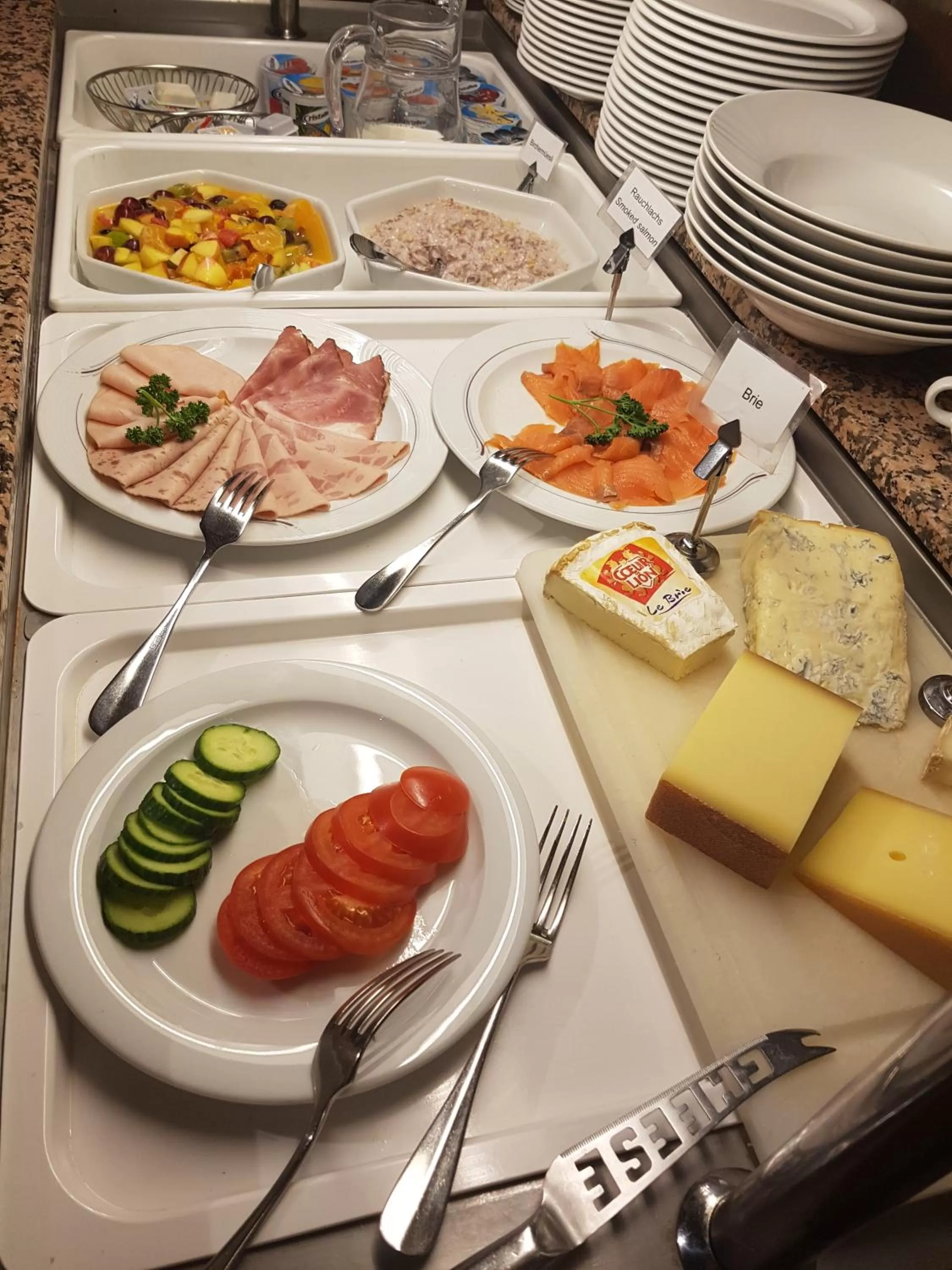 Buffet breakfast in Hotel Eremitage