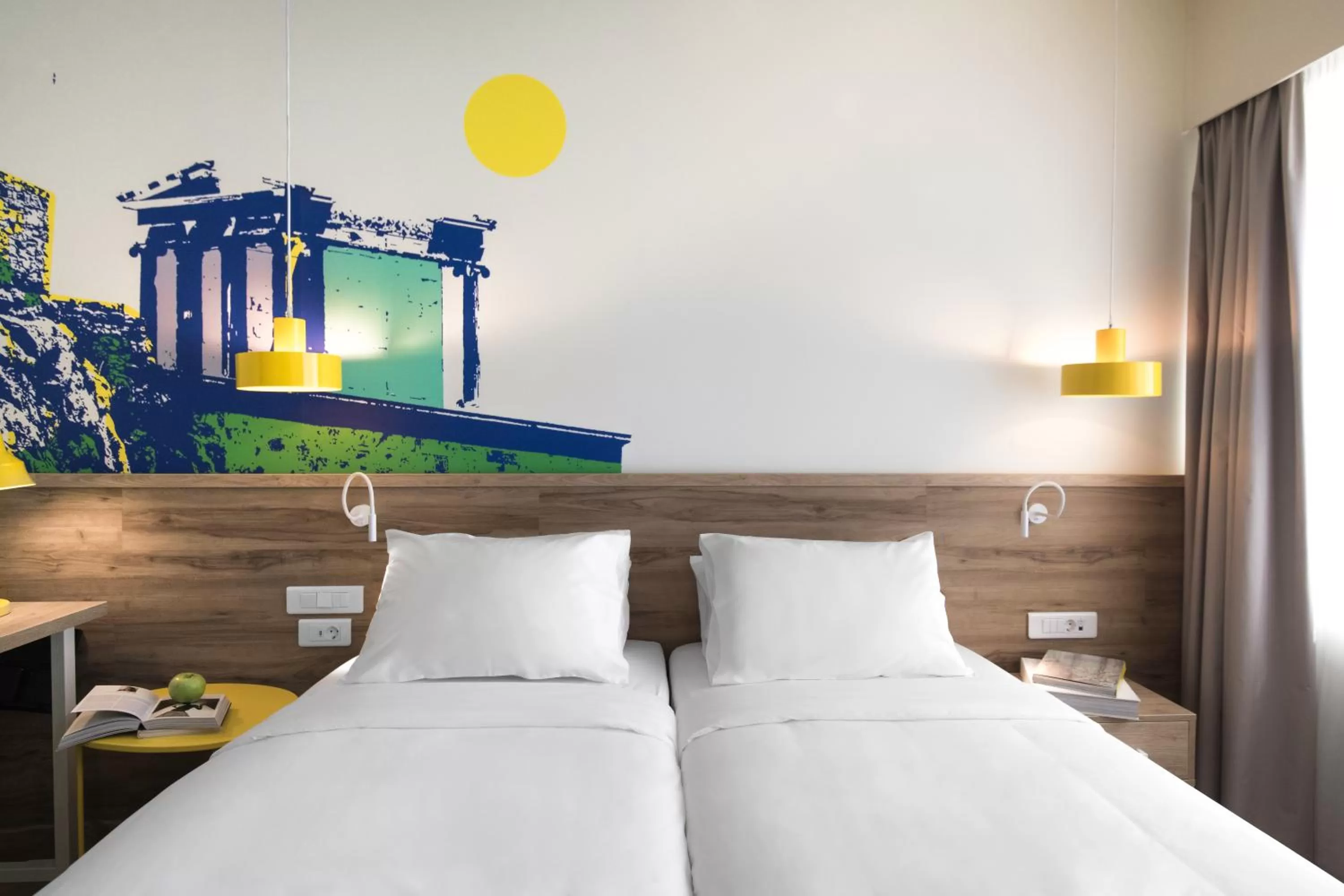 Bed in ibis Styles Athens Routes