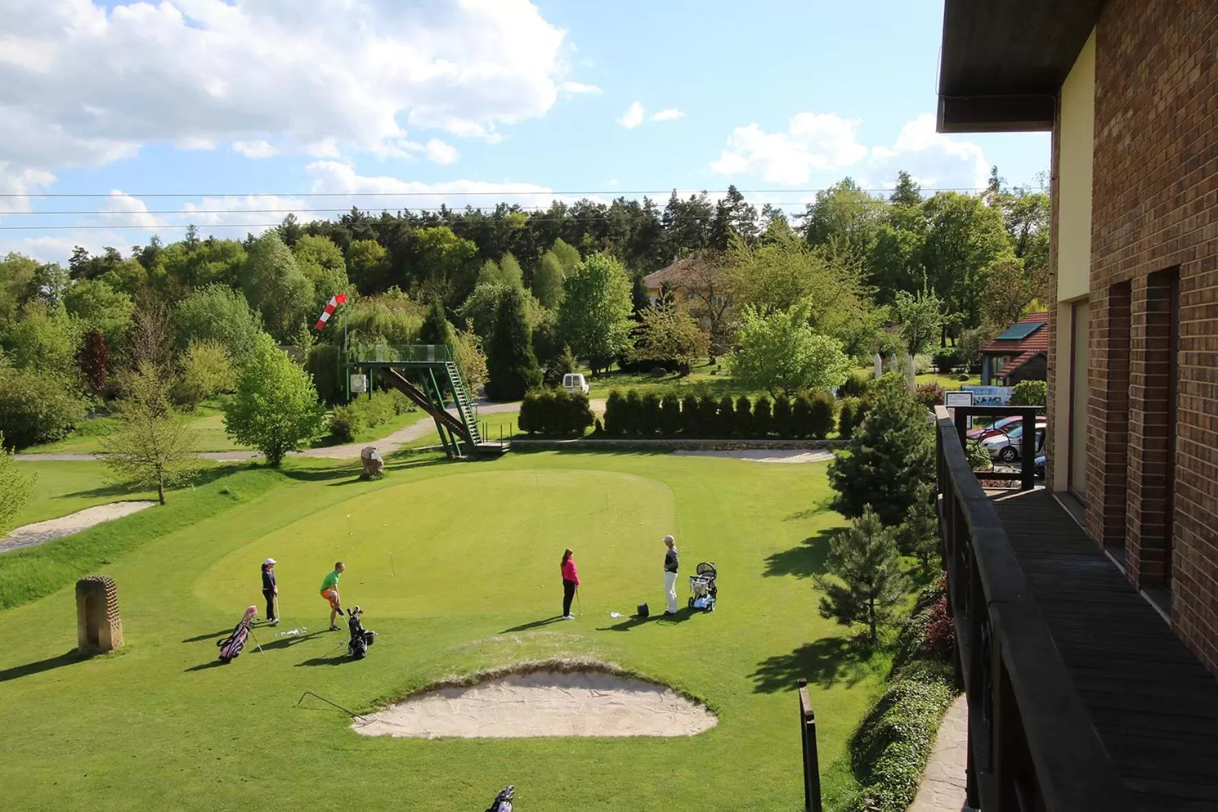 Golfcourse in Areal Botanika