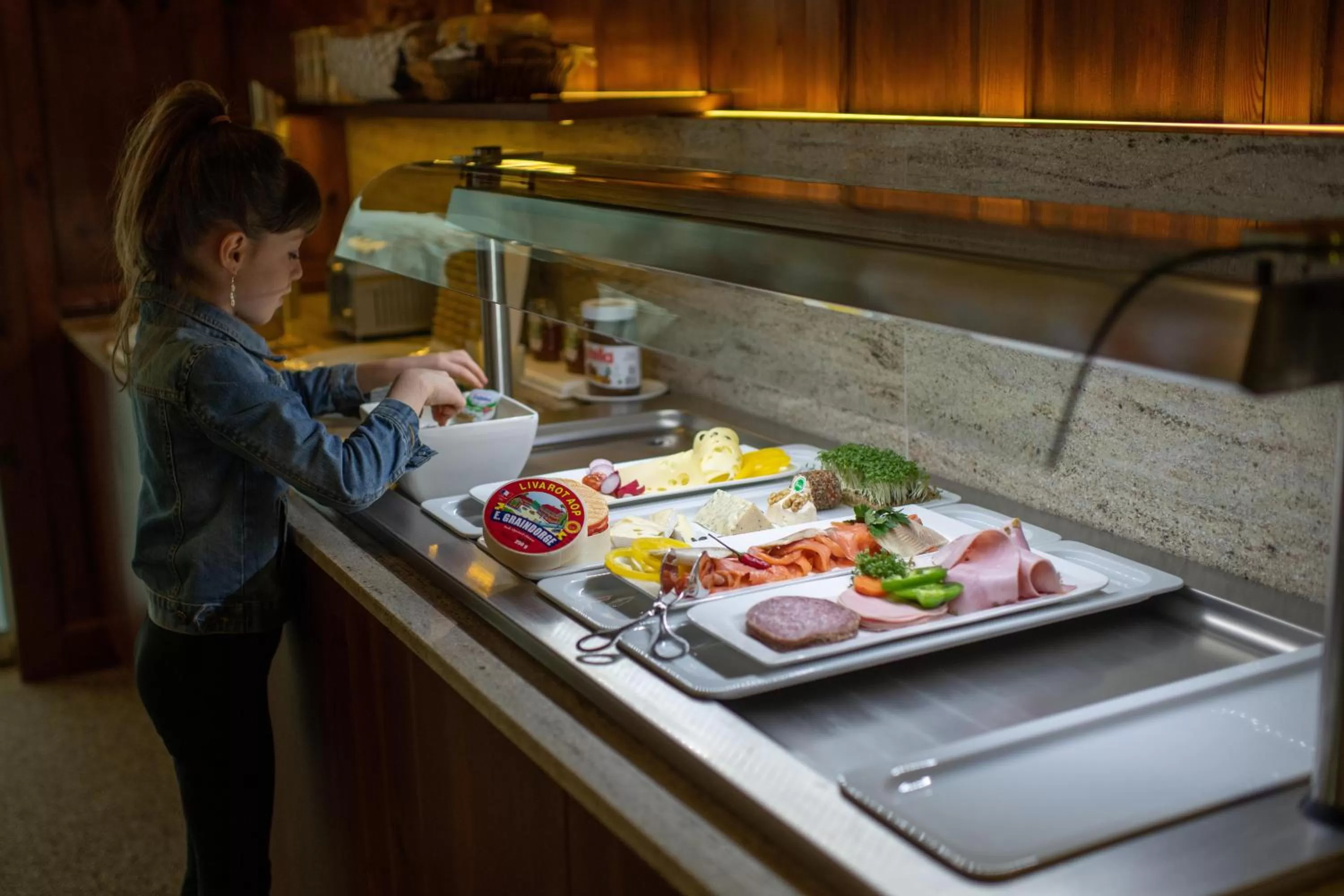 Buffet breakfast in Hotel Restaurant Meyer