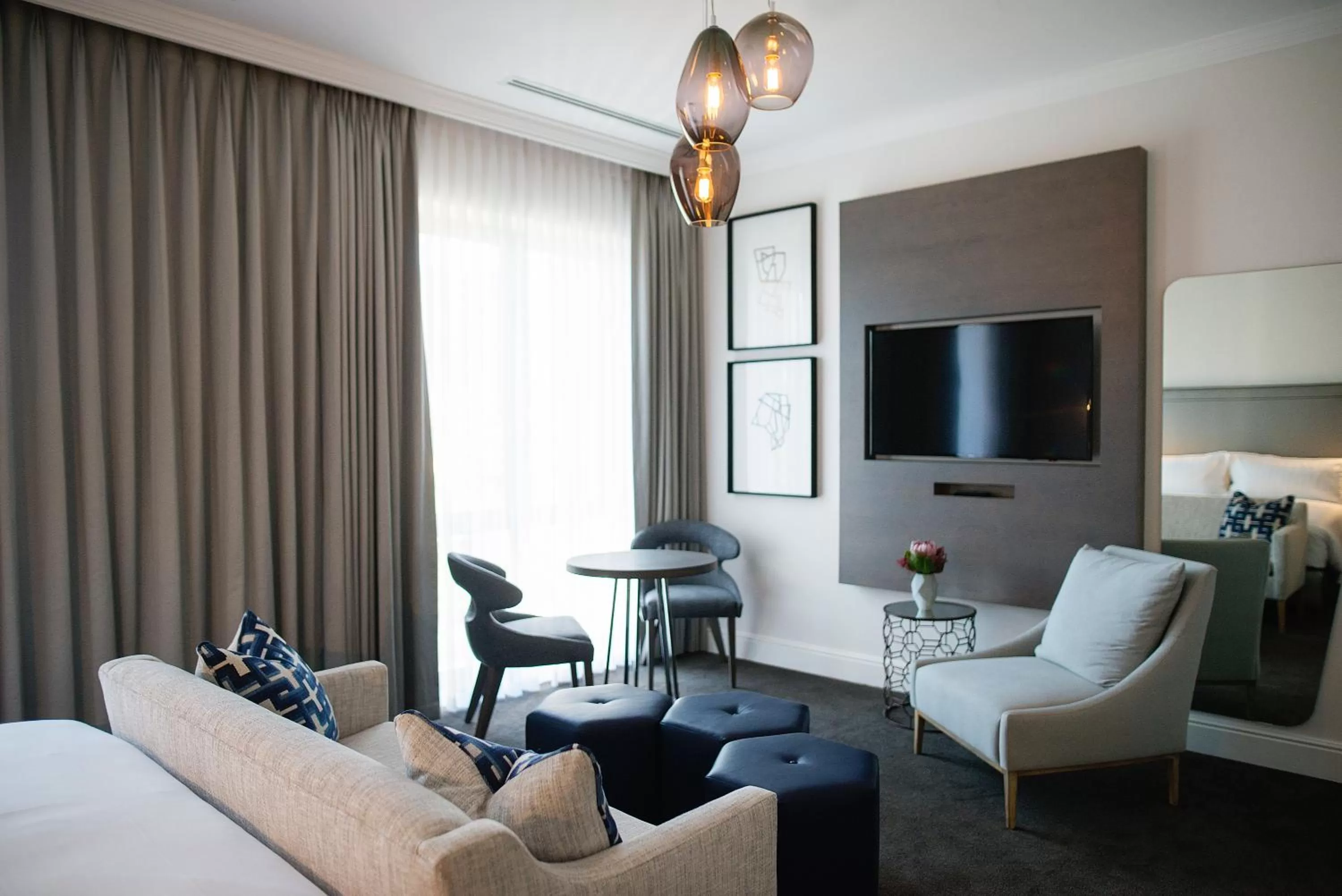 Bed in The Manor House at the Queen Victoria Hotel by NEWMARK