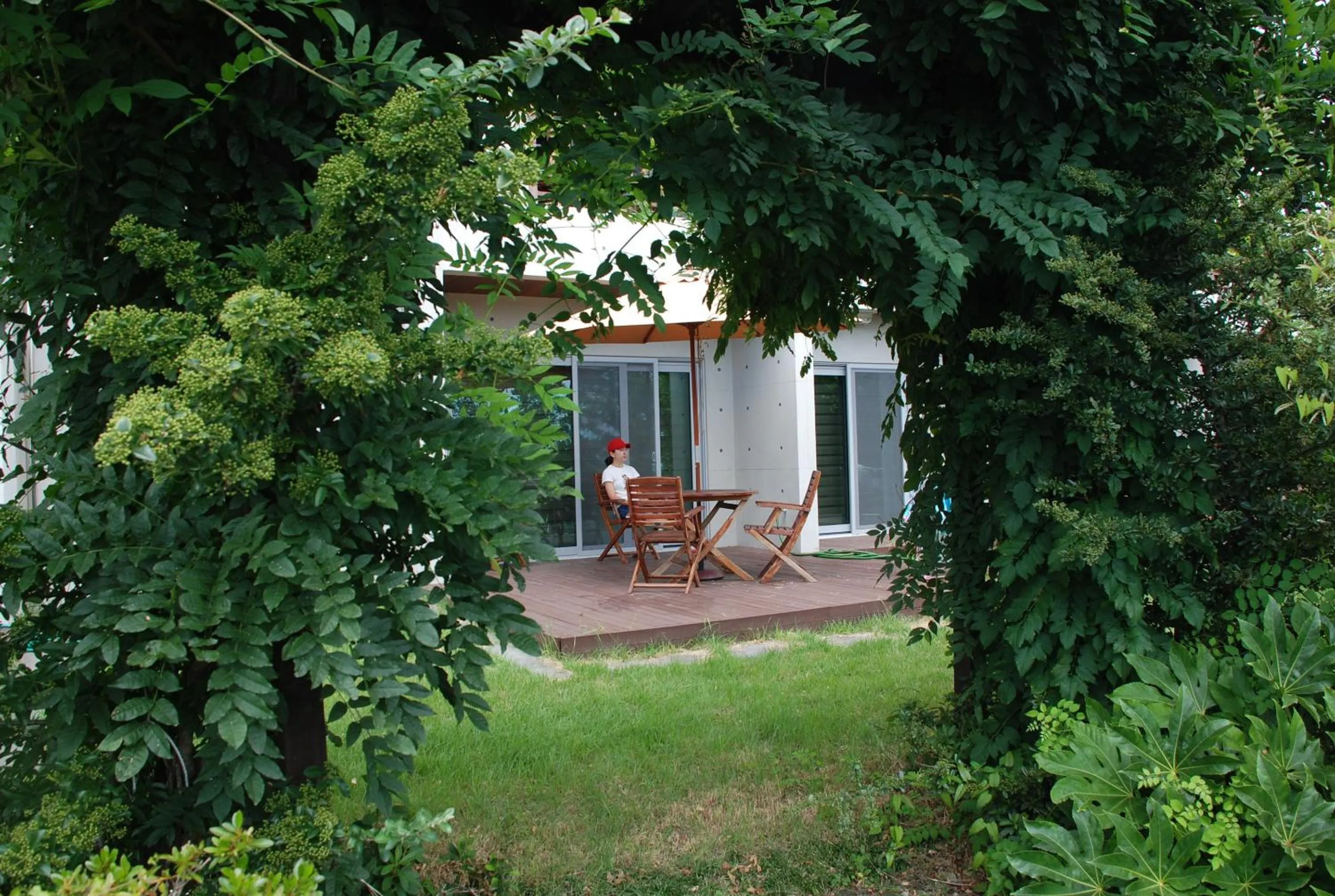 Balcony/Terrace in Jeju Eco Suites