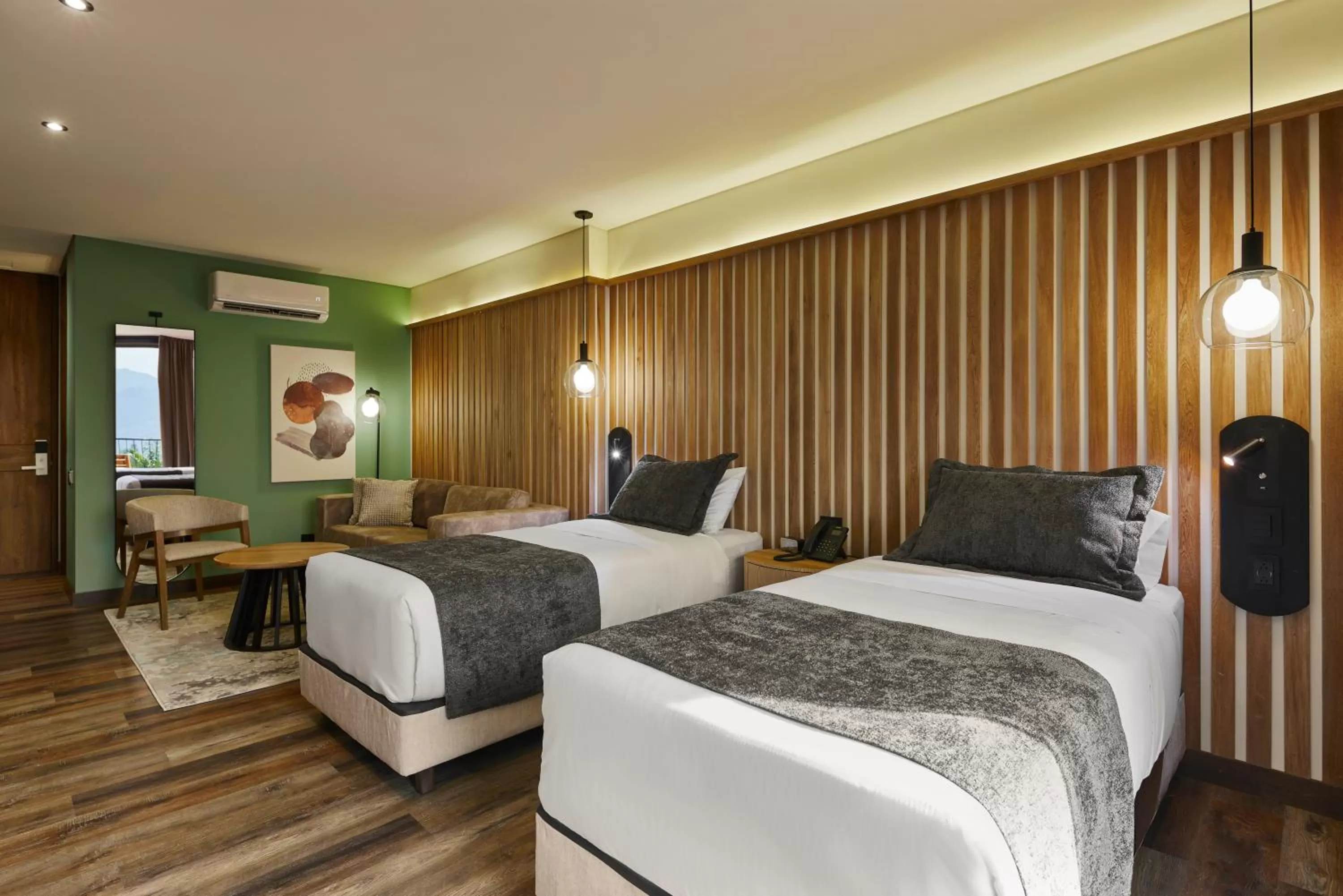 Bed in Blues Suites Medellín