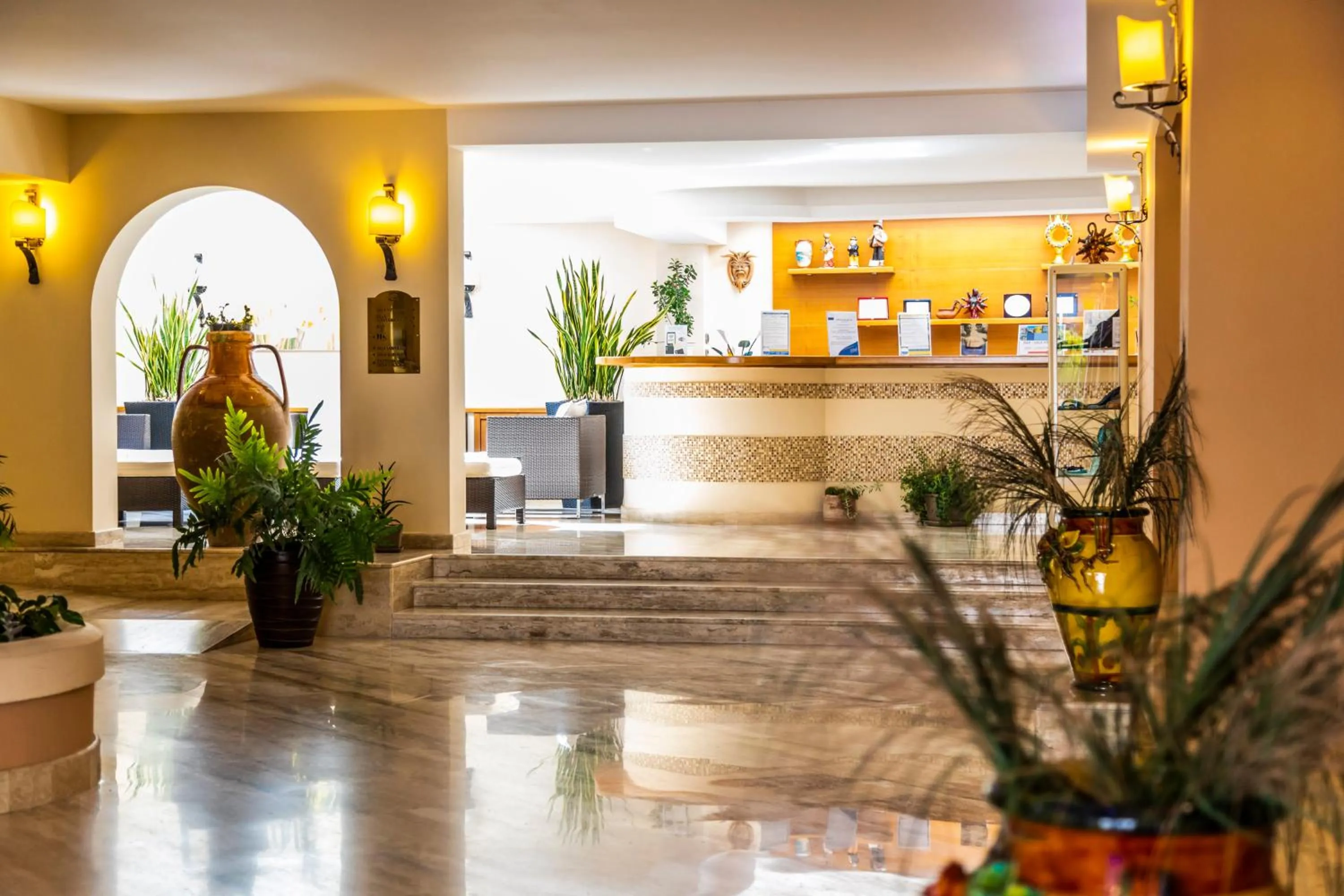 Lobby or reception in Tropis Hotel