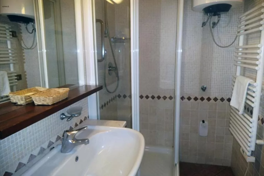 Bathroom in Residence Casale Mostacciano
