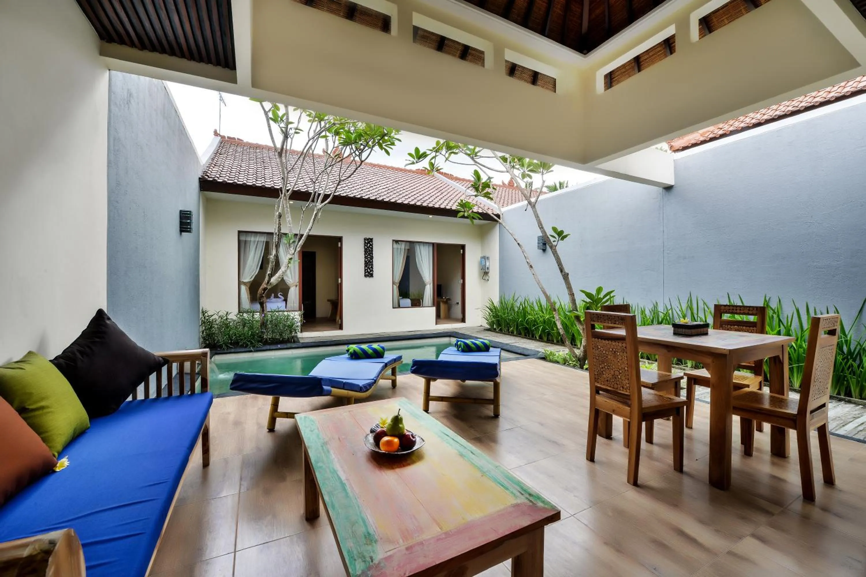 Balcony/Terrace in Yoga Ubud Private Pool Villa