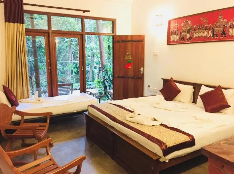 Photo of the whole room, Bed in Veraima Kandy