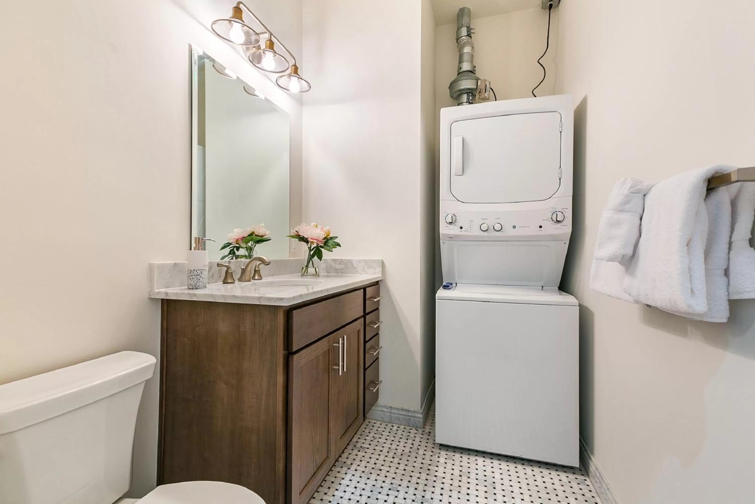 Bathroom in 1 and 2 BR Private Condos Steps Away From French Quarter