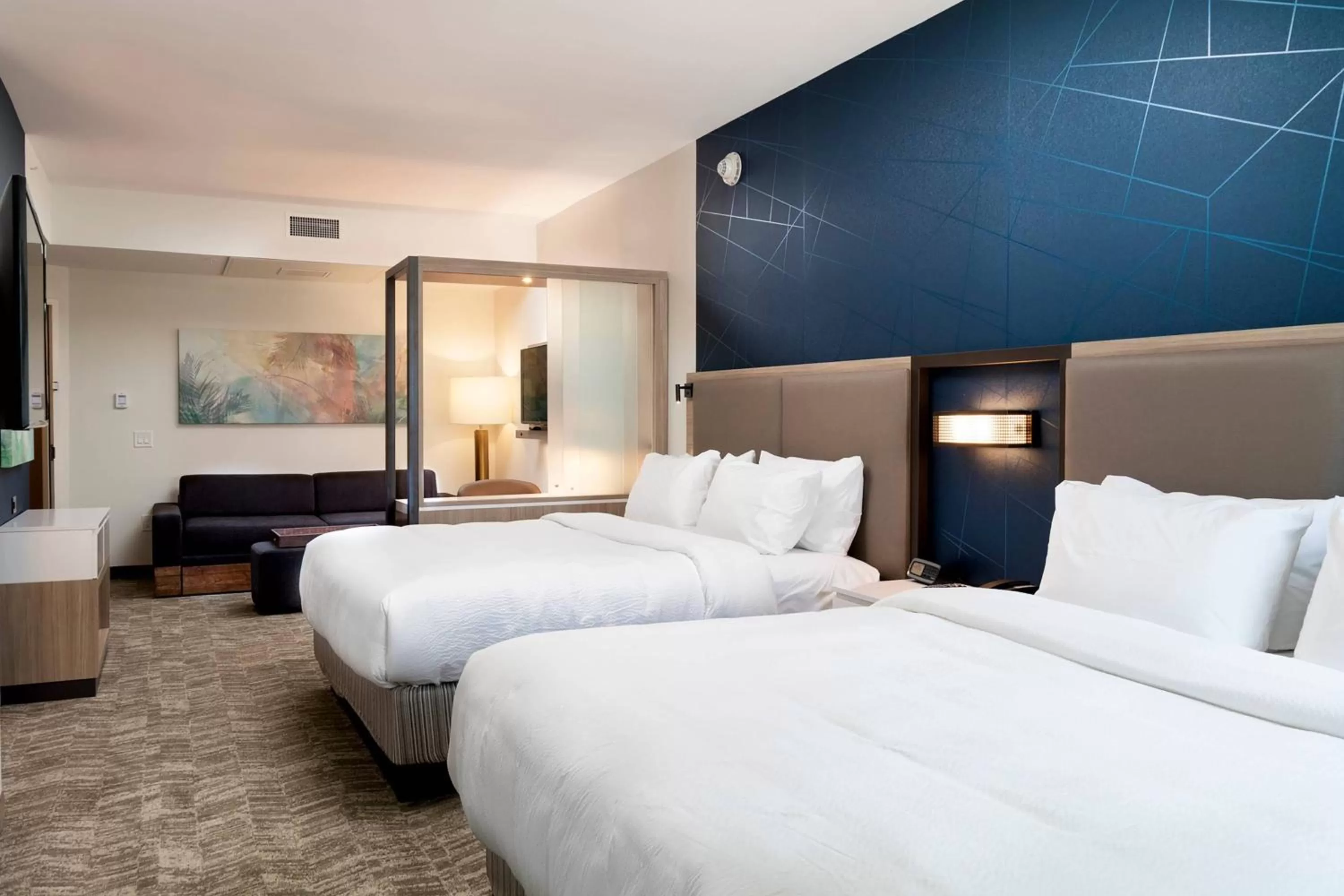 Photo of the whole room, Bed in SpringHill Suites by Marriott Cape Canaveral Cocoa Beach