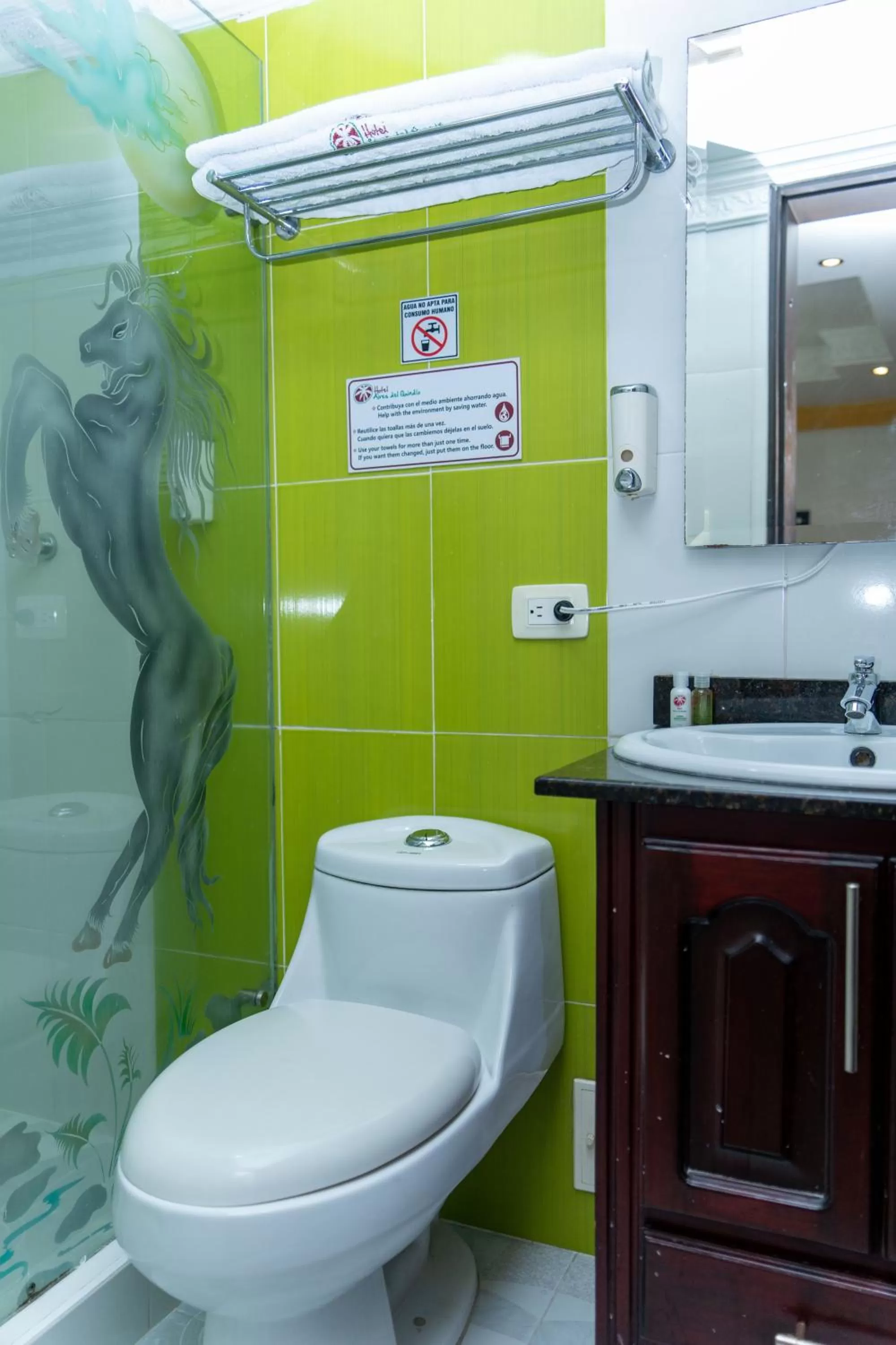 Bathroom in Hotel Aires del Quindío Armenia