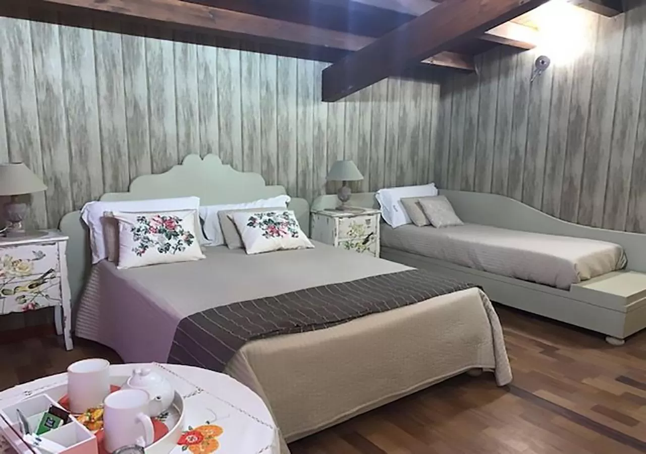 Photo of the whole room, Bed in B&B Villa del Sole Relais