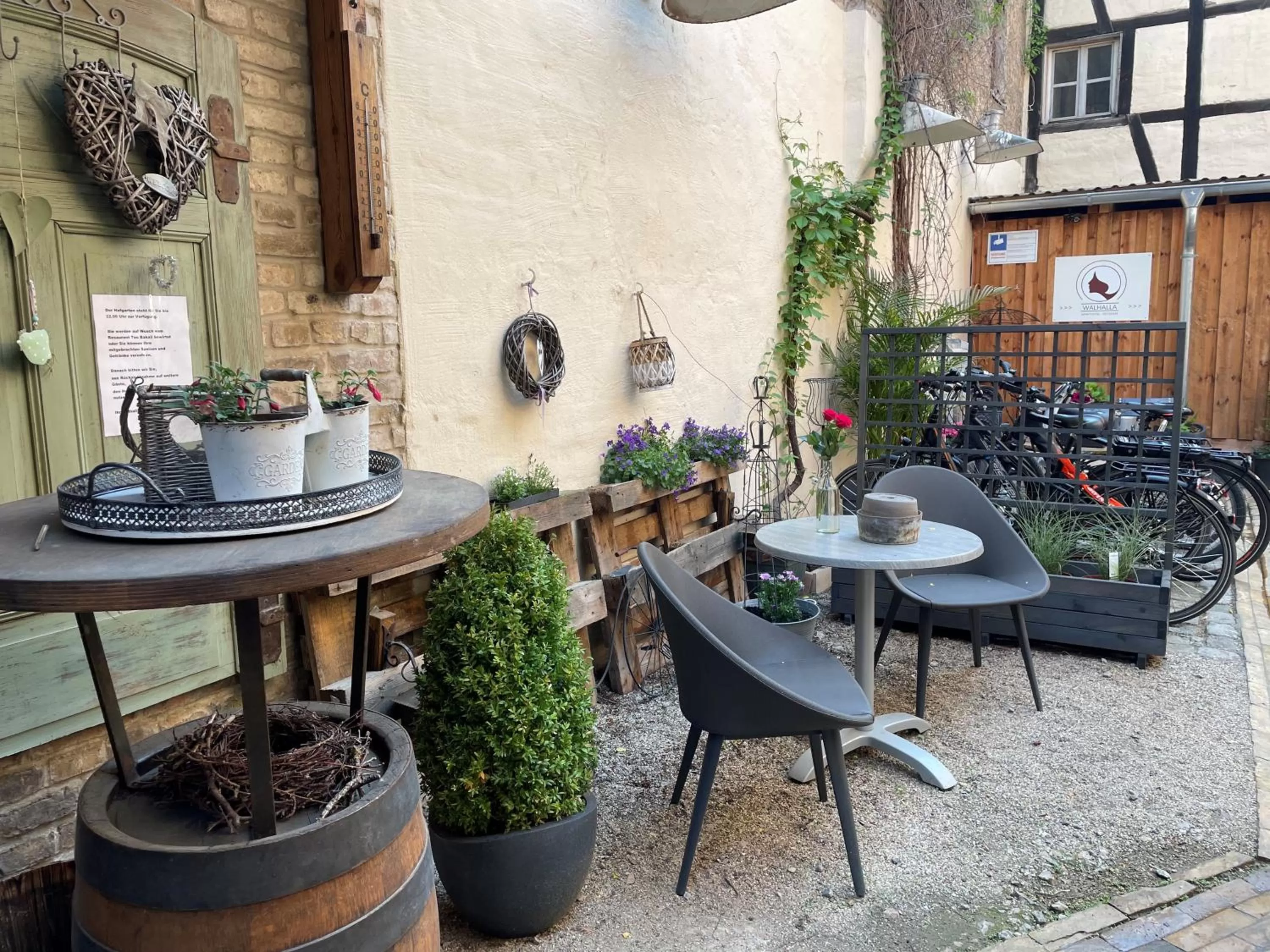 Patio in Aparthotel Walhalla Potsdam