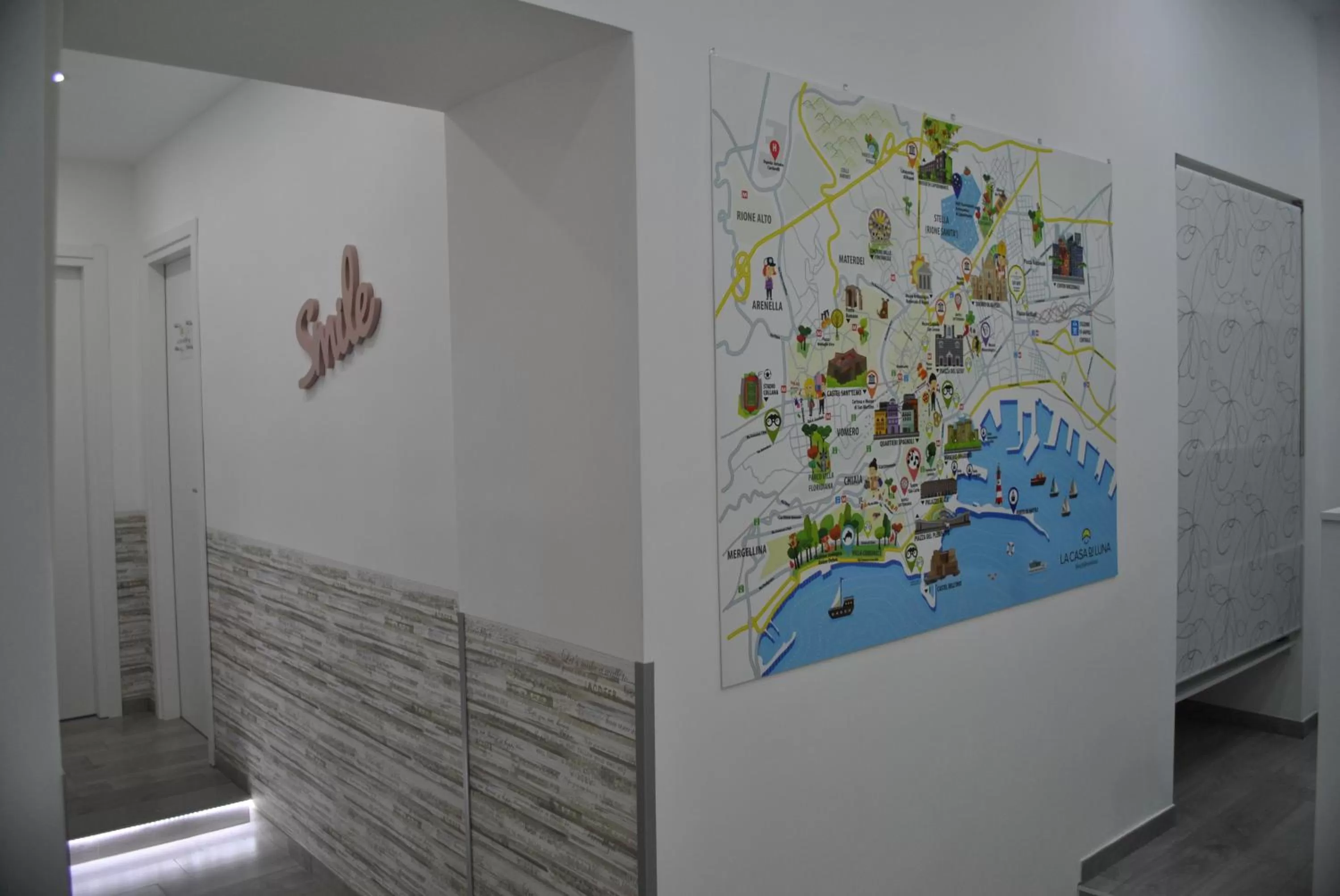 Lobby or reception in La Casa di Luna