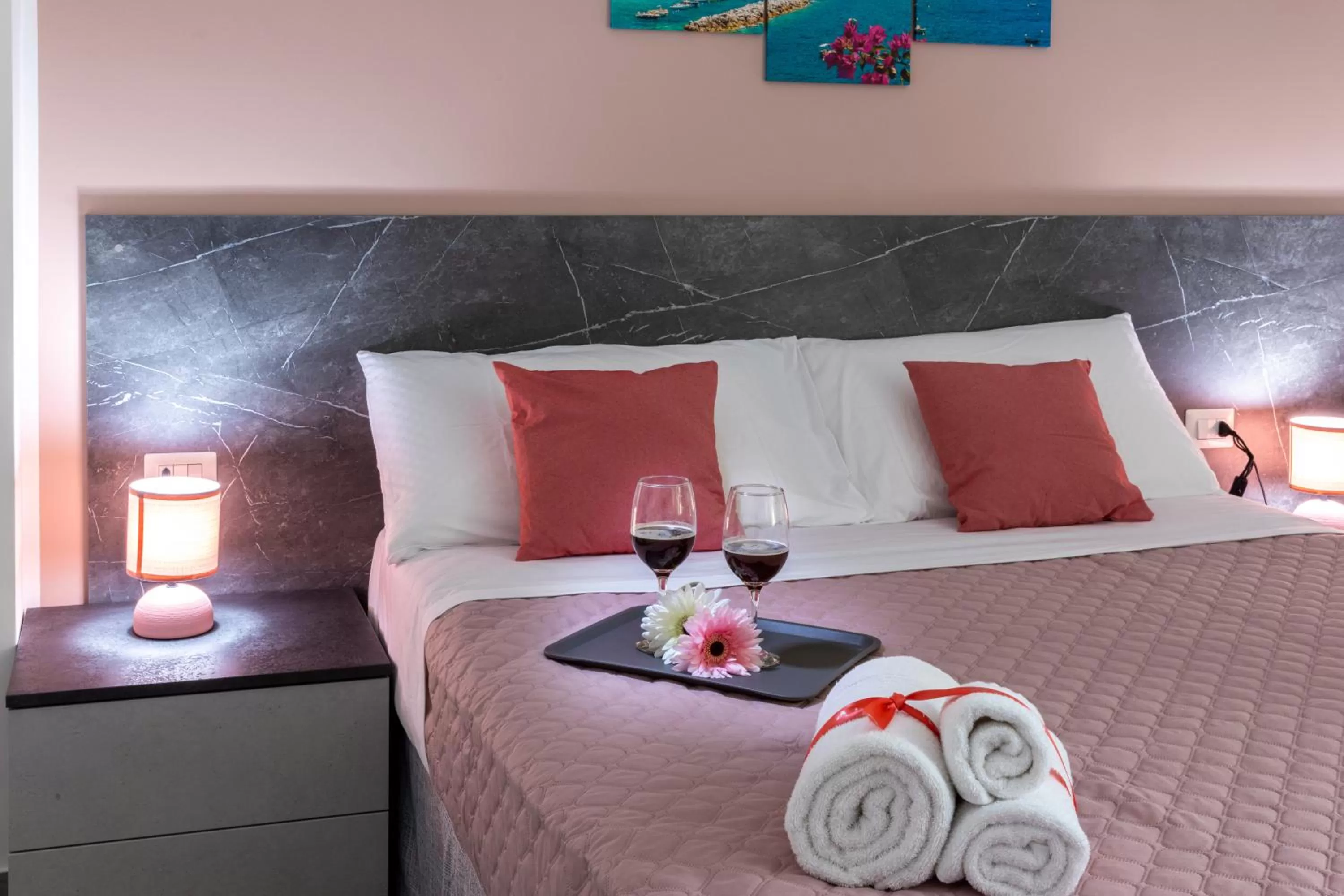 Bed in Partenope Guest House