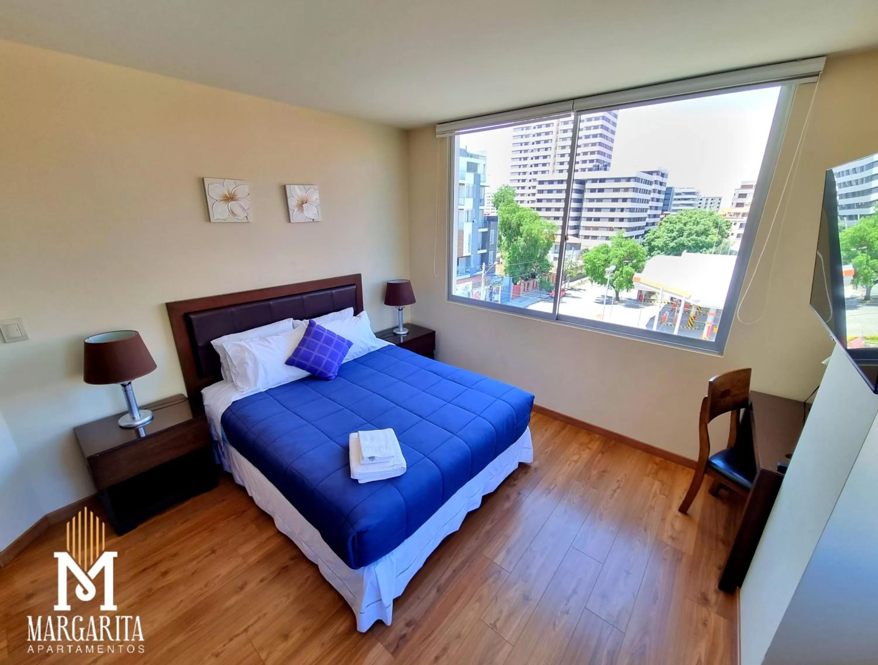 Bed in Margarita Apartamentos