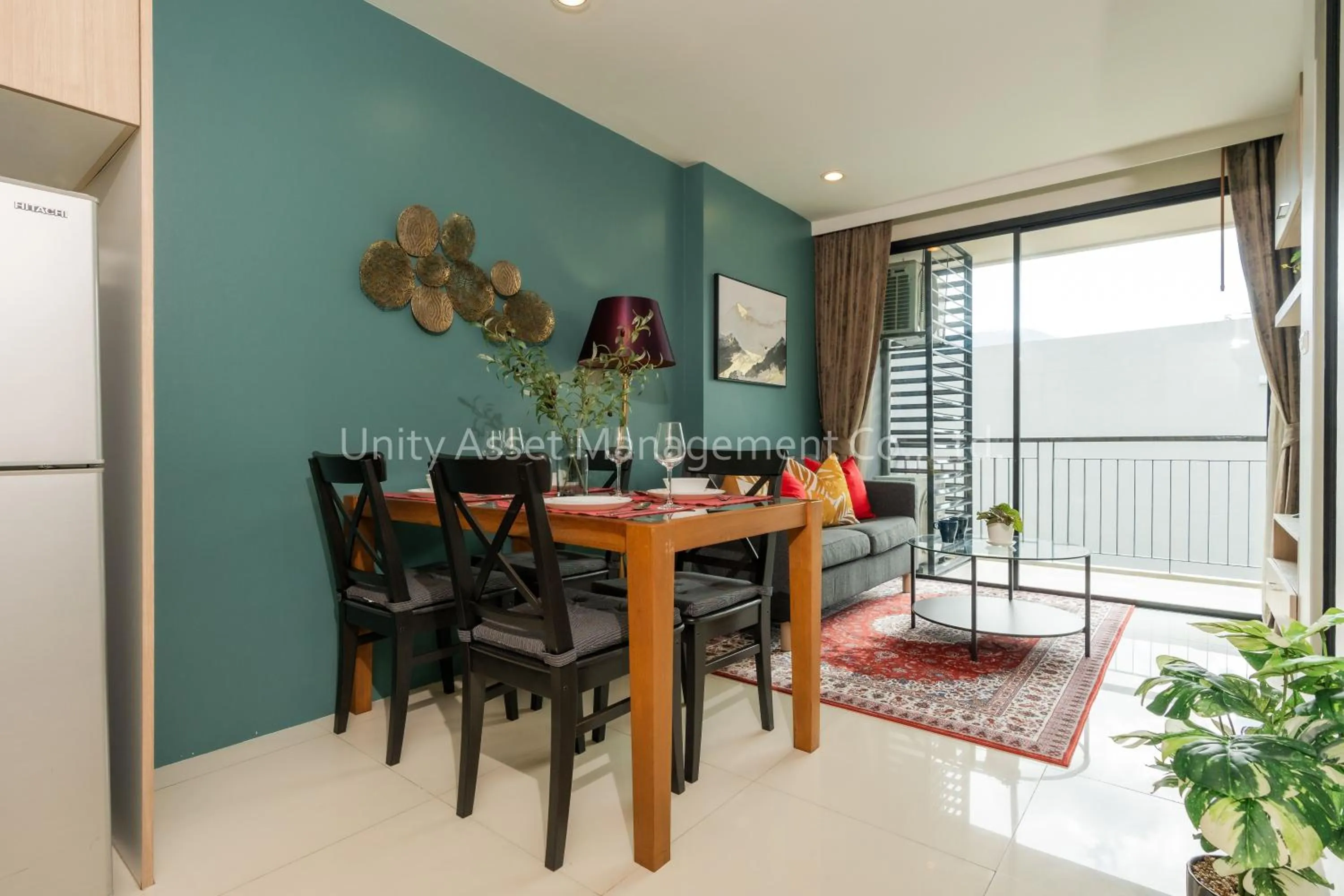 Library in The Unity and The Bliss Patong Residence