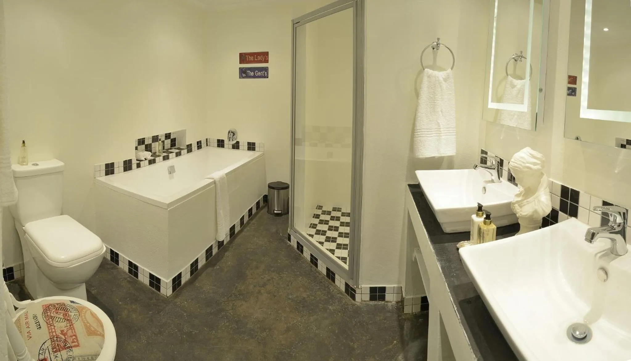 Bathroom in Duke & Duchess Boutique Hotel