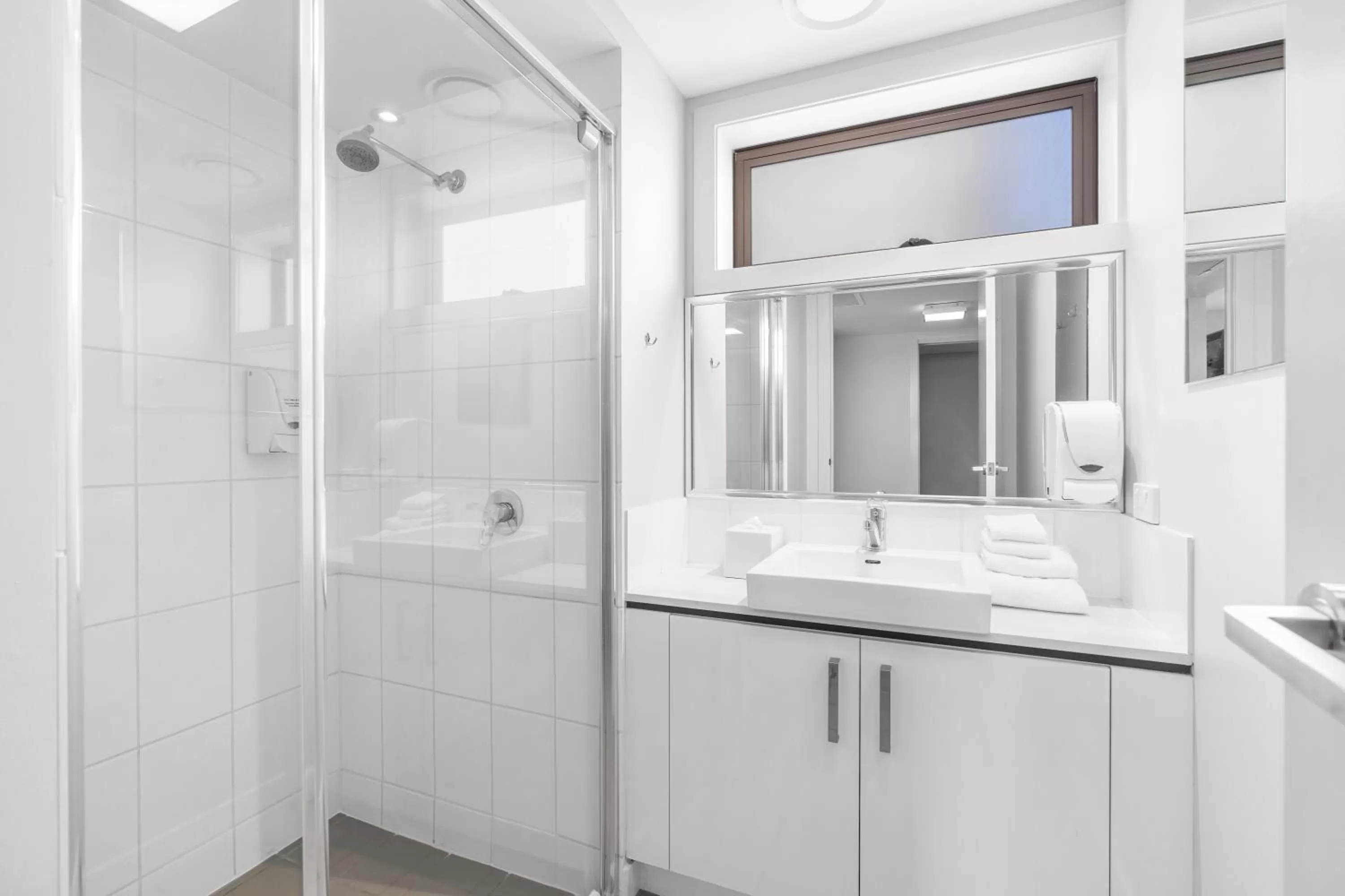 Bathroom in Essence Apartments Chermside