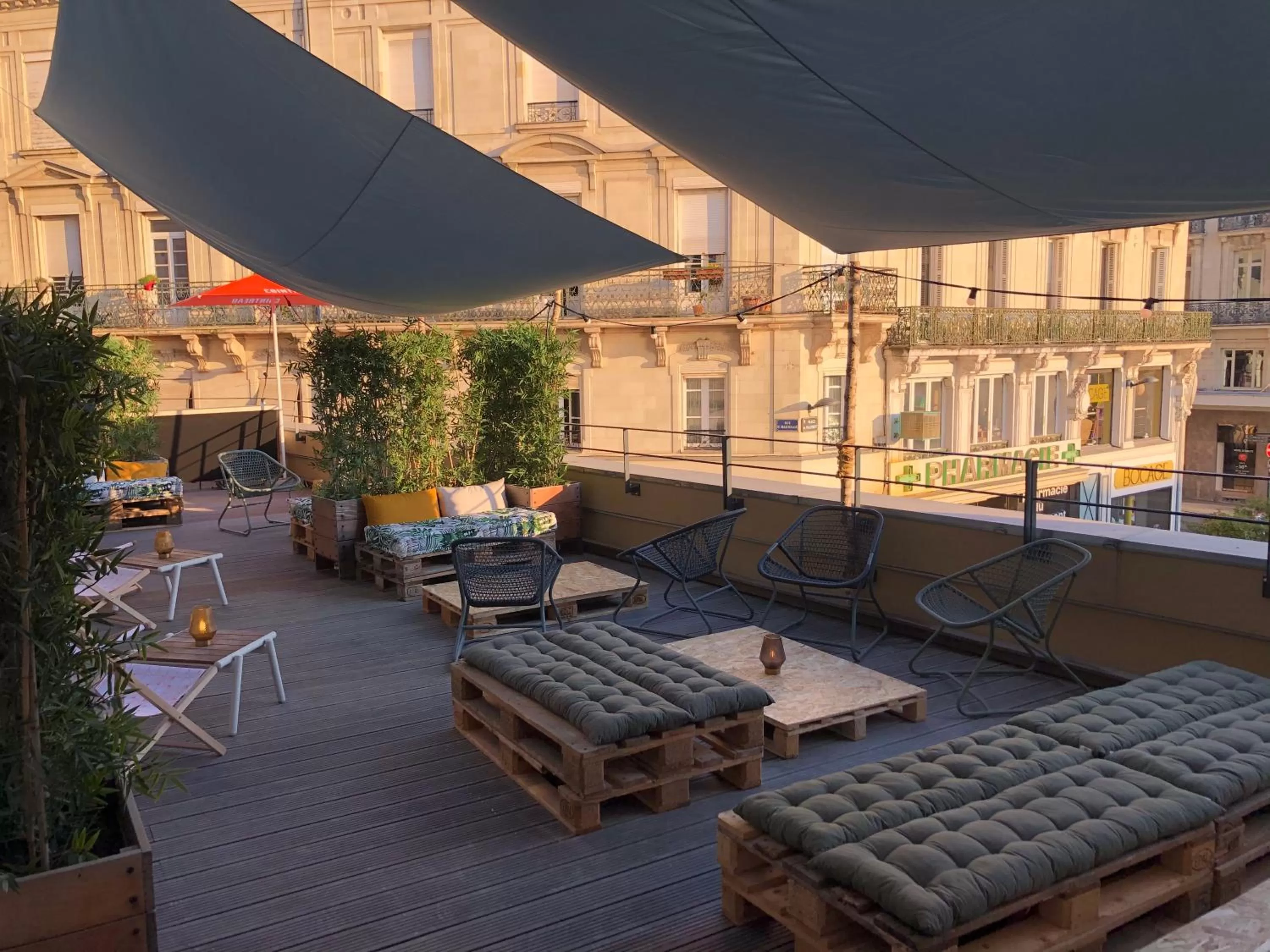 Balcony/Terrace in Hôtel Saint-Julien
