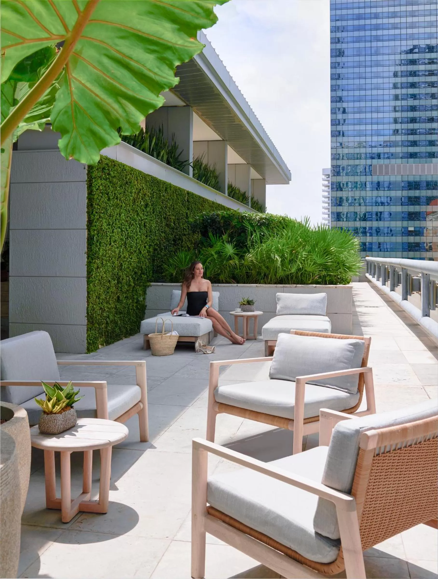 Balcony/Terrace in Hotel AKA Brickell