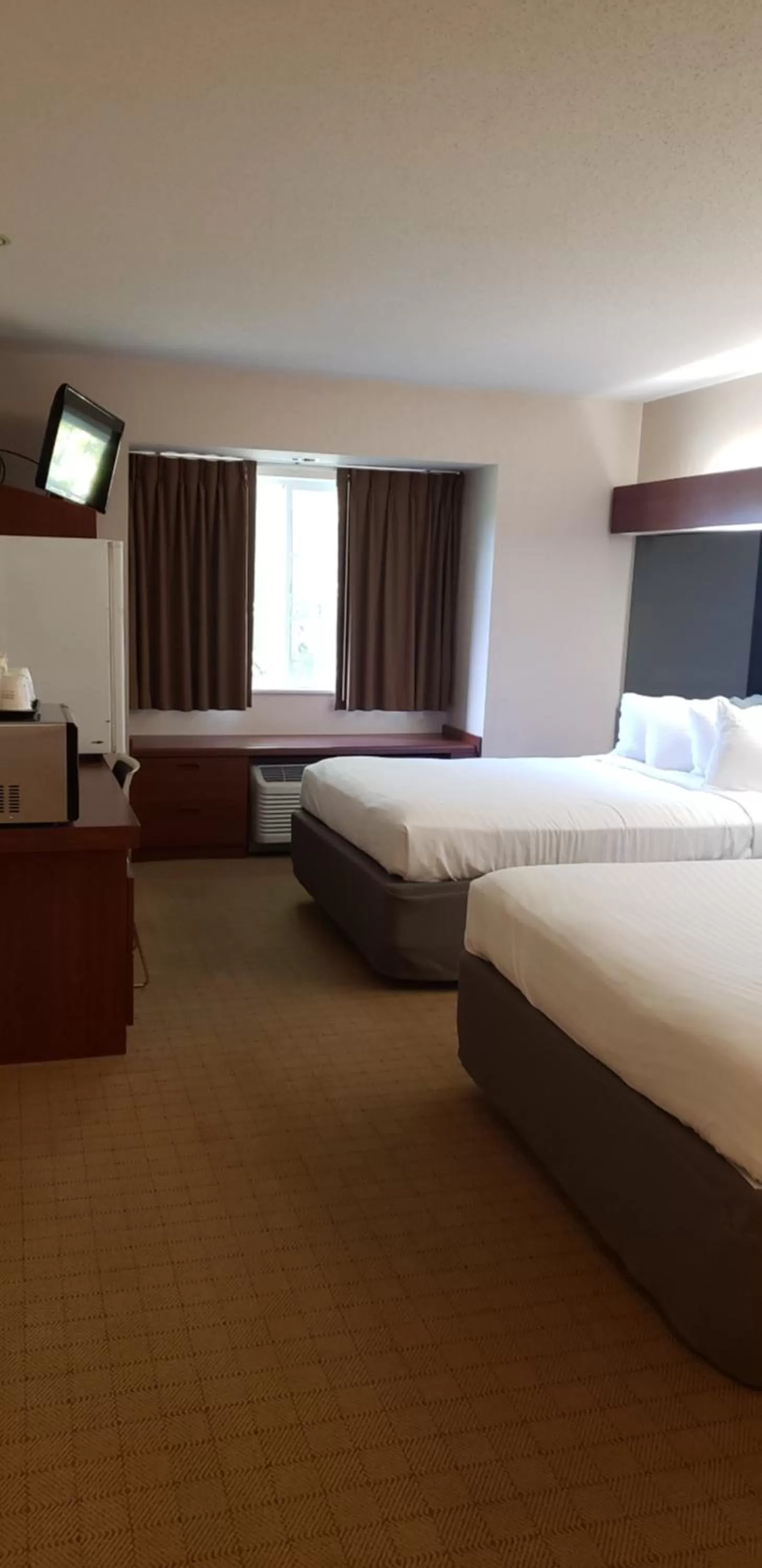 Bed in Microtel Inn & Suites by Wyndham Wellsville