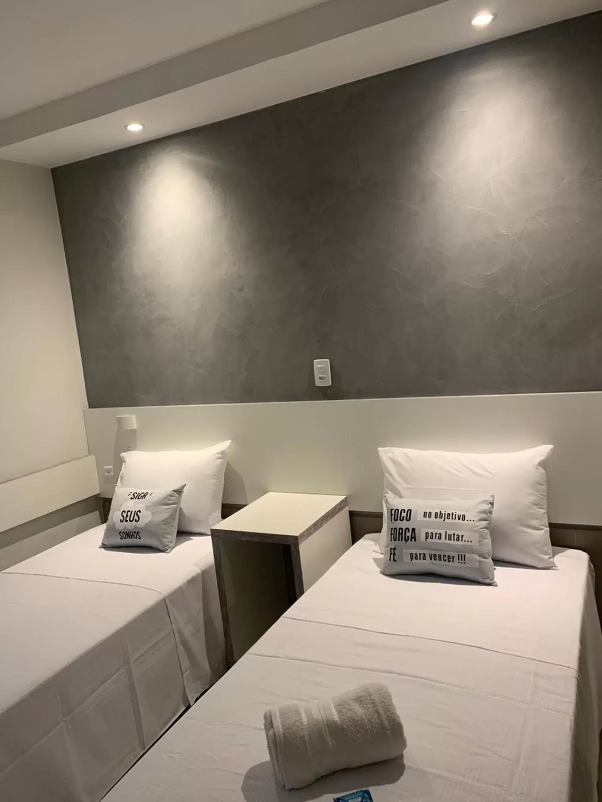 Bed in Hotel Dois Irmãos