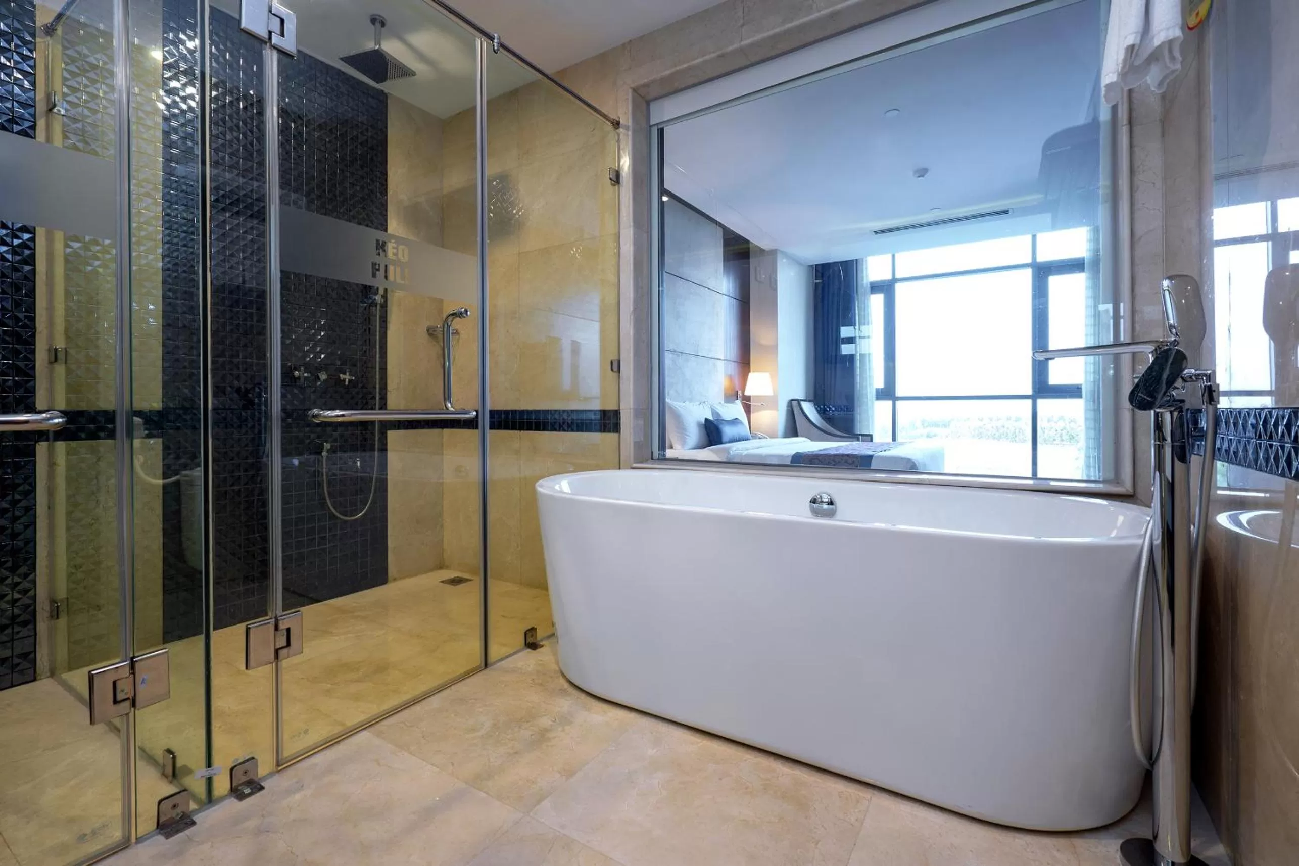 Bathroom in Becamex Hotel New City