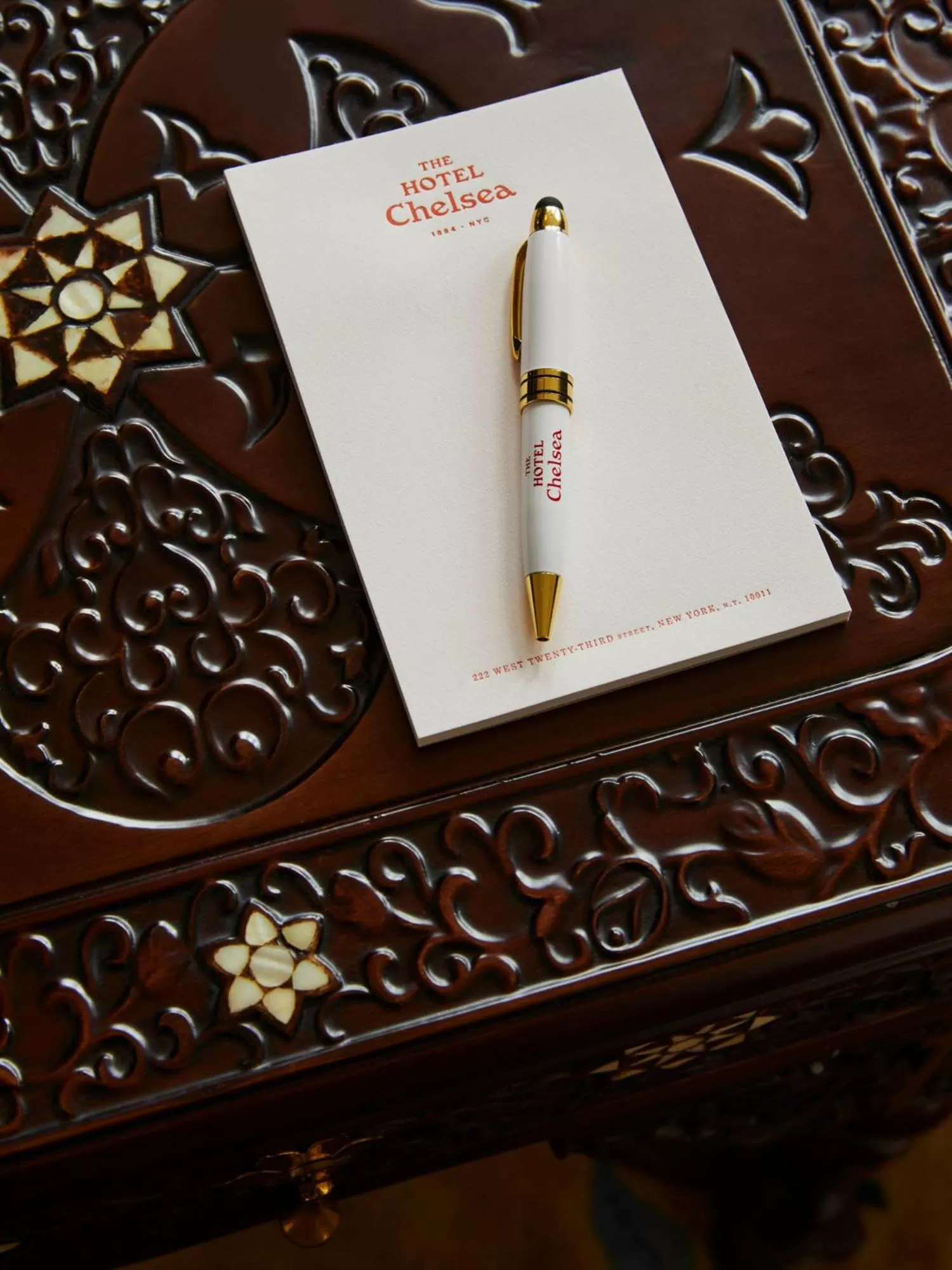 Decorative detail in The Hotel Chelsea