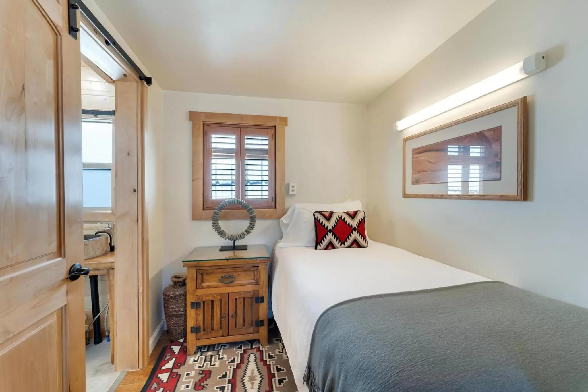 Bed in Stone Lizard Lodge