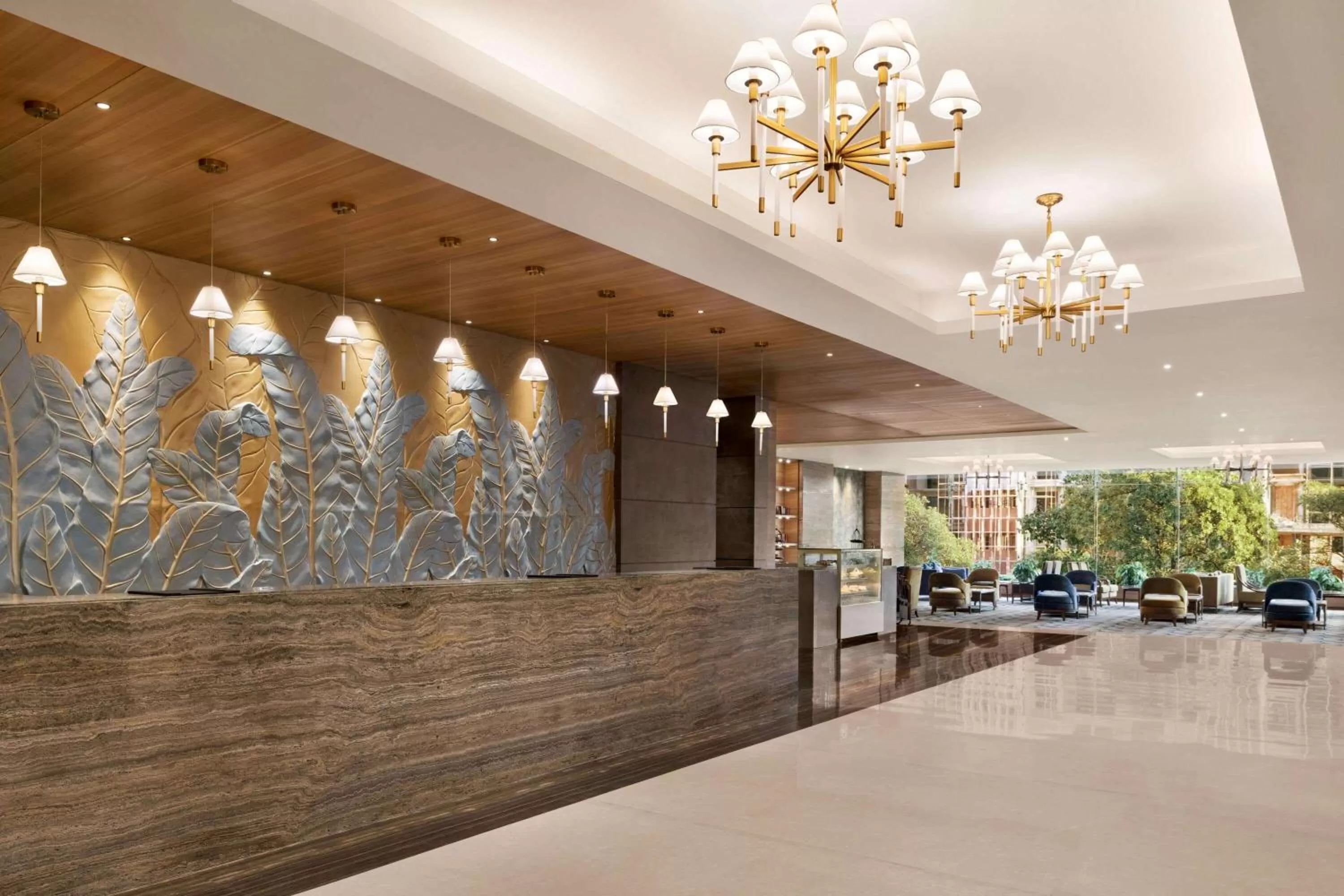 Lobby or reception in Wyndham Chandigarh Mohali
