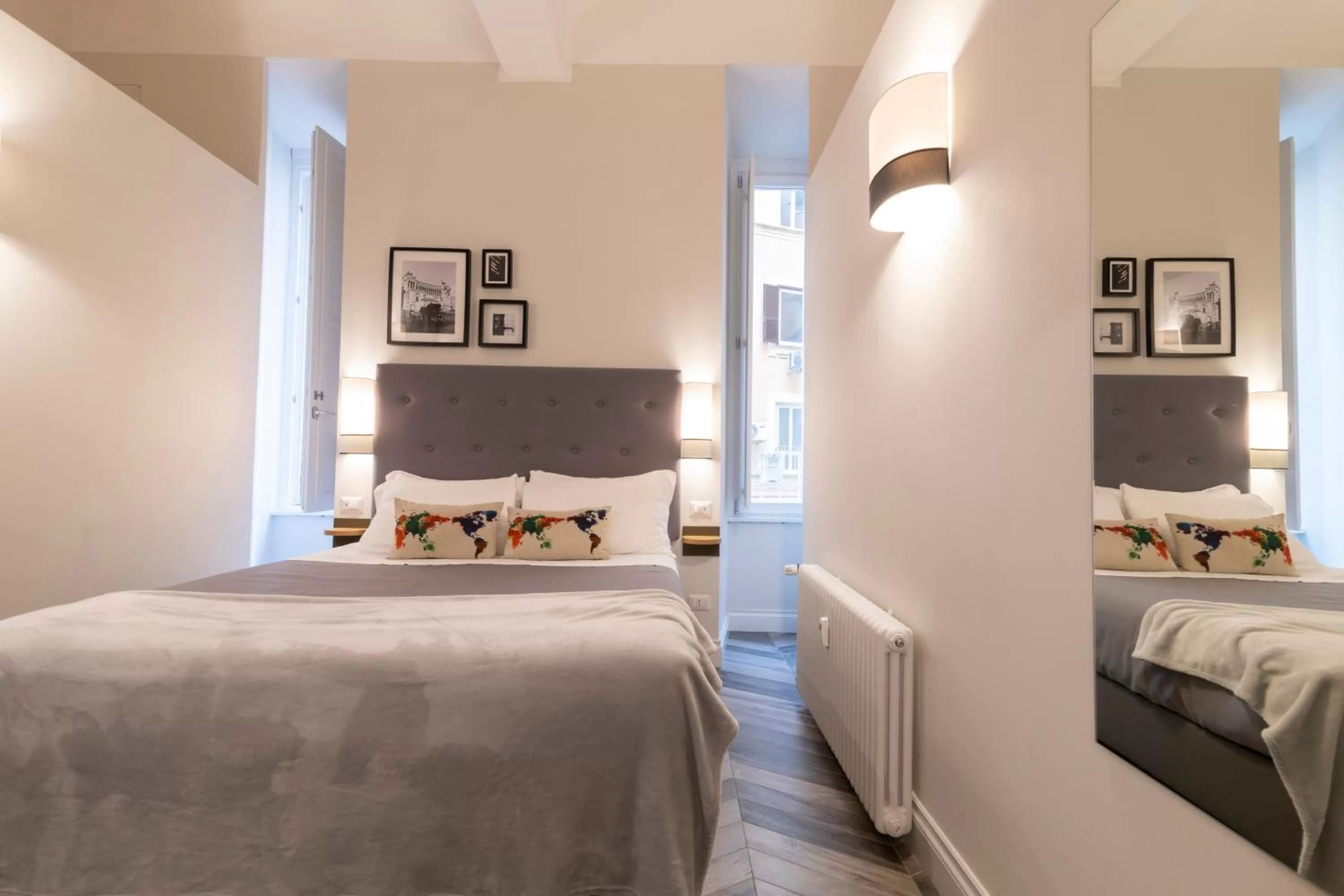 Bed in Eccelso Hotel