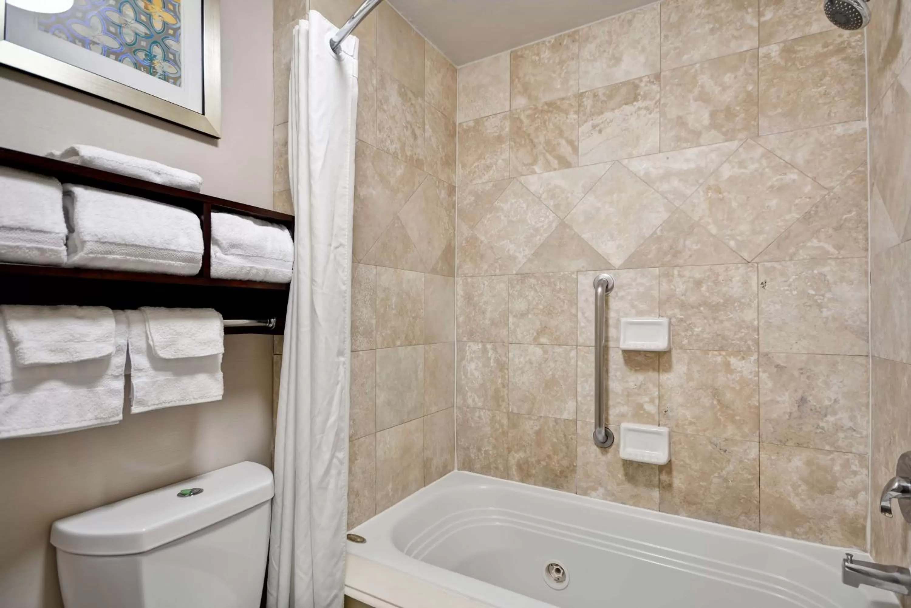Bathroom in Homewood Suites by Hilton Dallas-Lewisville