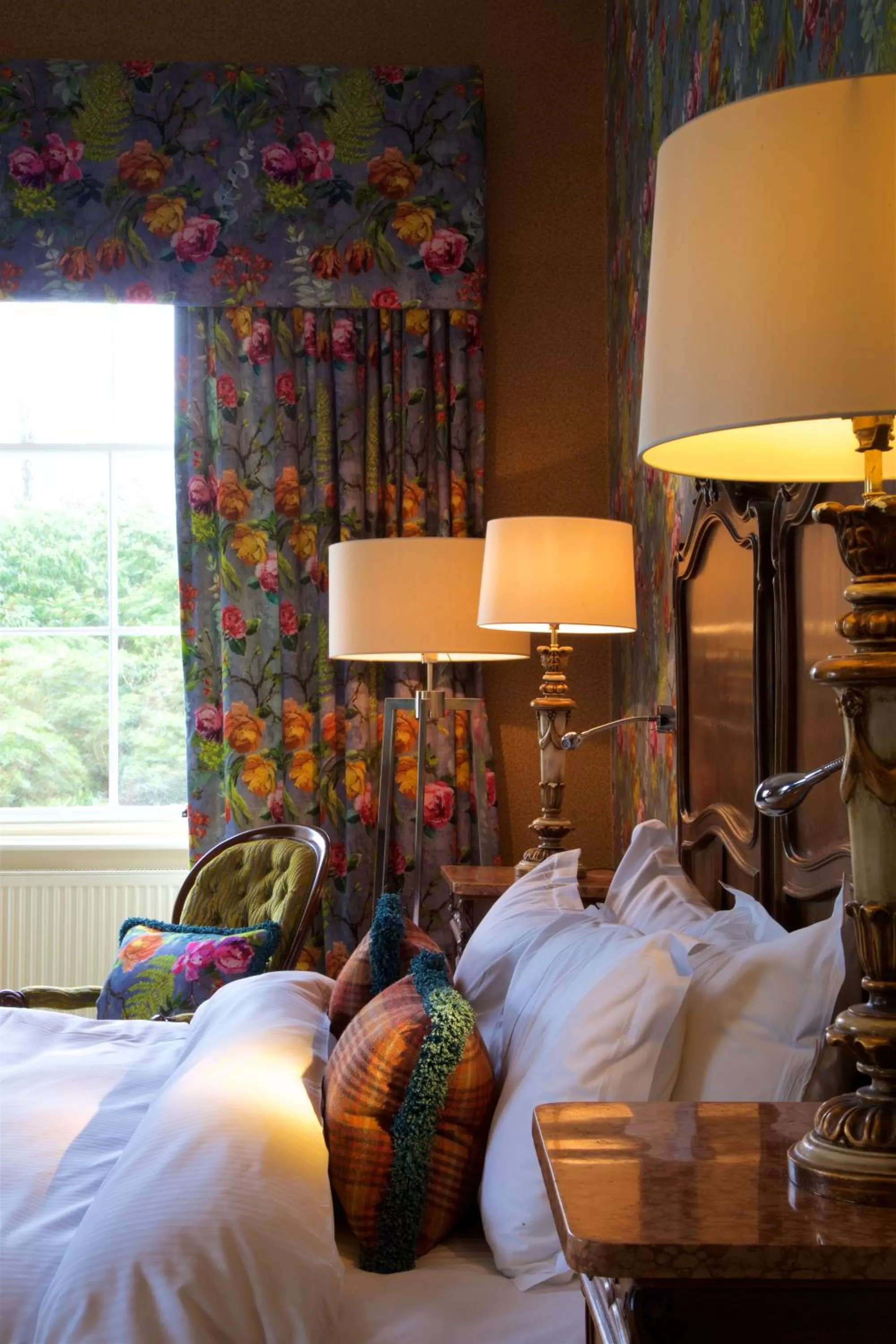 Photo of the whole room, Bed in Storrs Hall Hotel on the shore of Lake Windermere
