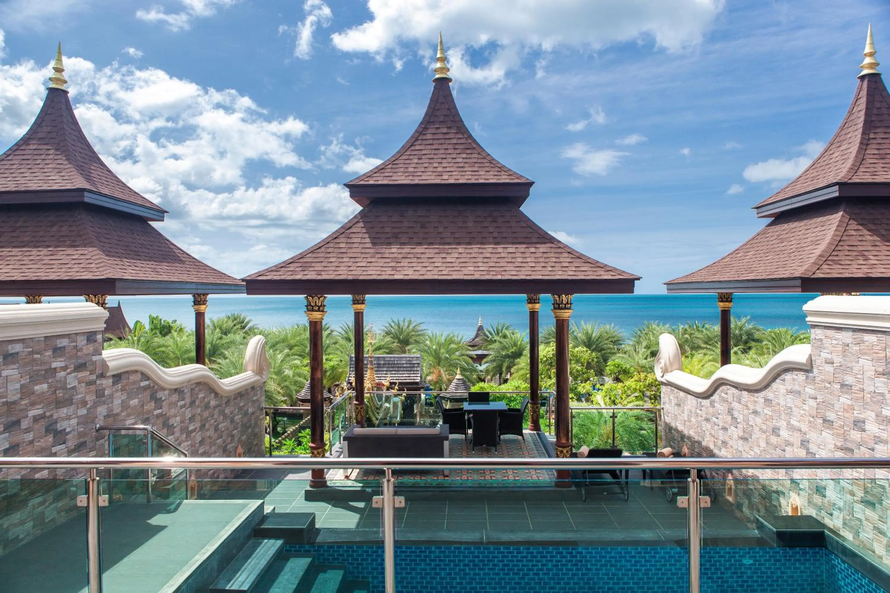 Patio in Ammatara Pura Pool Villa