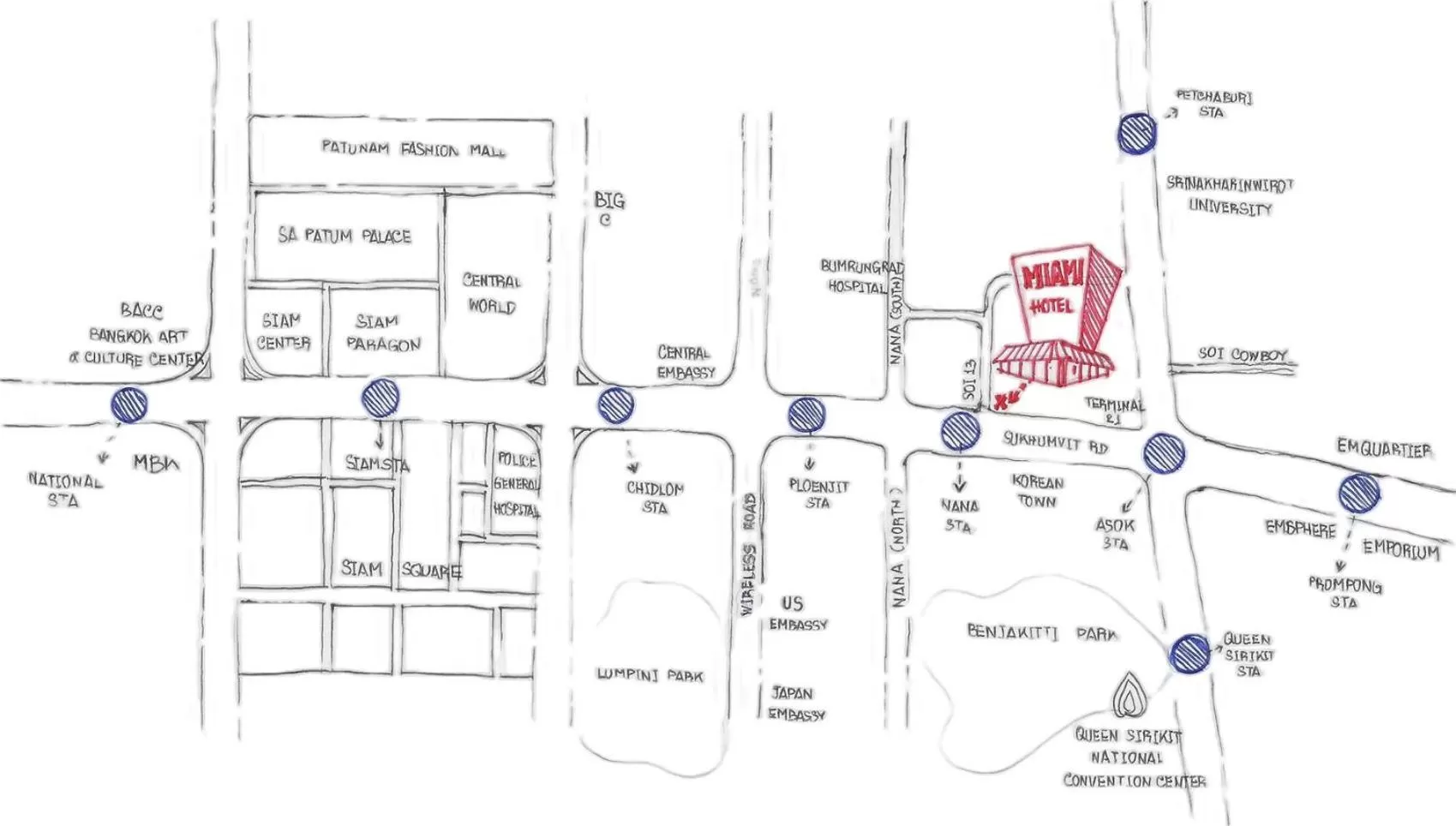 Property logo or sign in Miami Hotel Bangkok