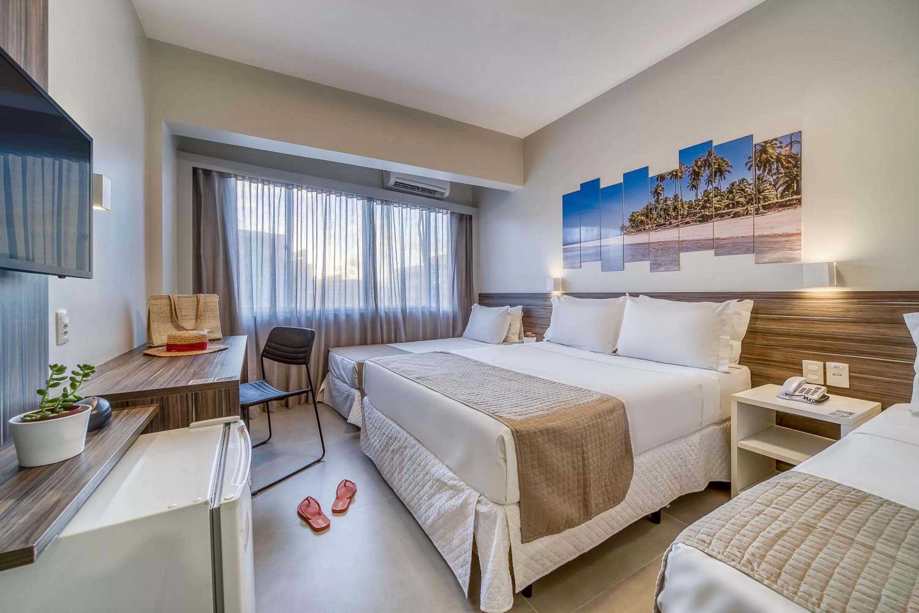 Bedroom, Bed in Tambaqui Praia Hotel