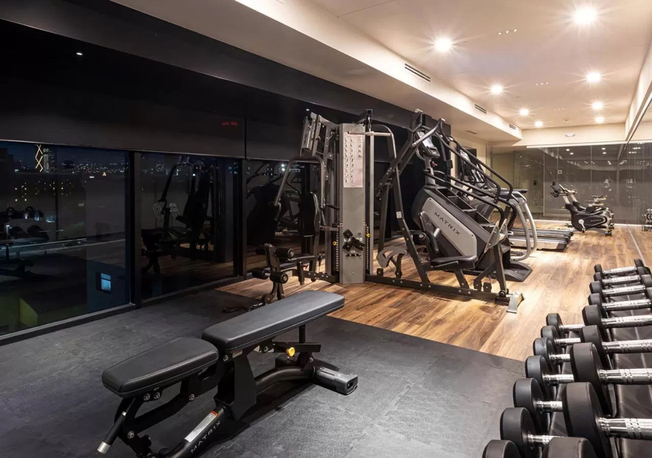 Fitness centre/facilities in Hotel Real del Rio