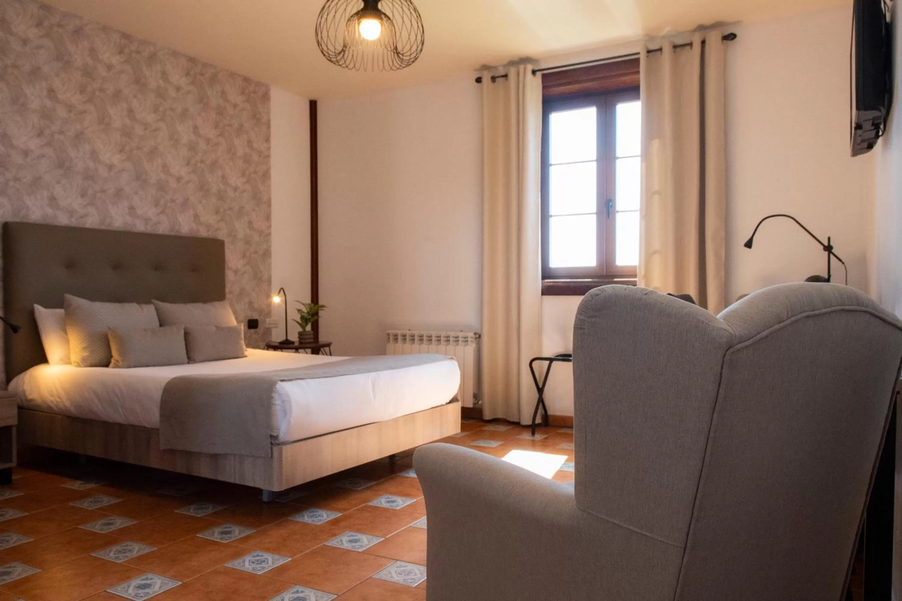 Bed in Hotel El Tejar & Spa