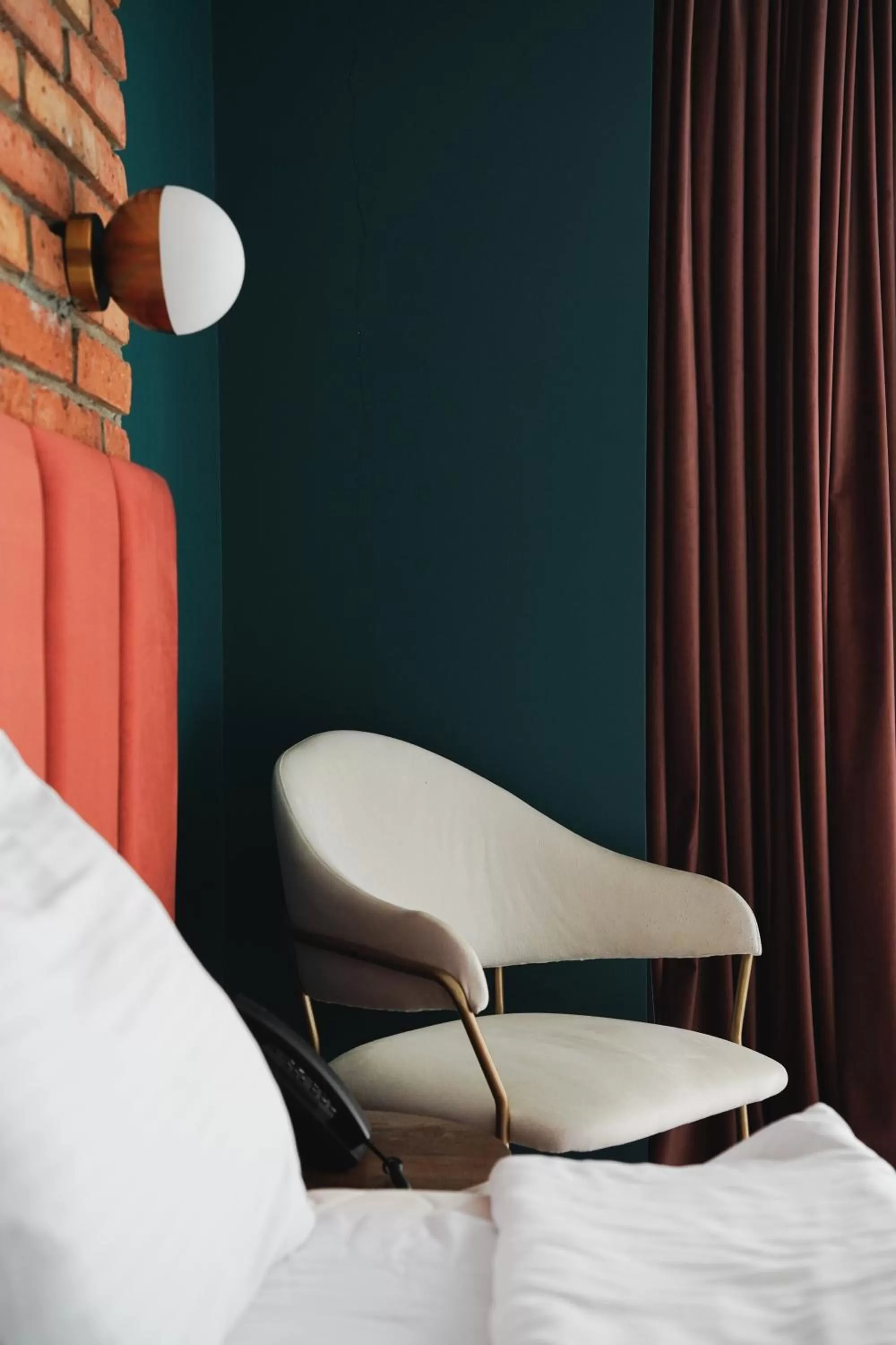 Seating area, Bed in About Sololaki