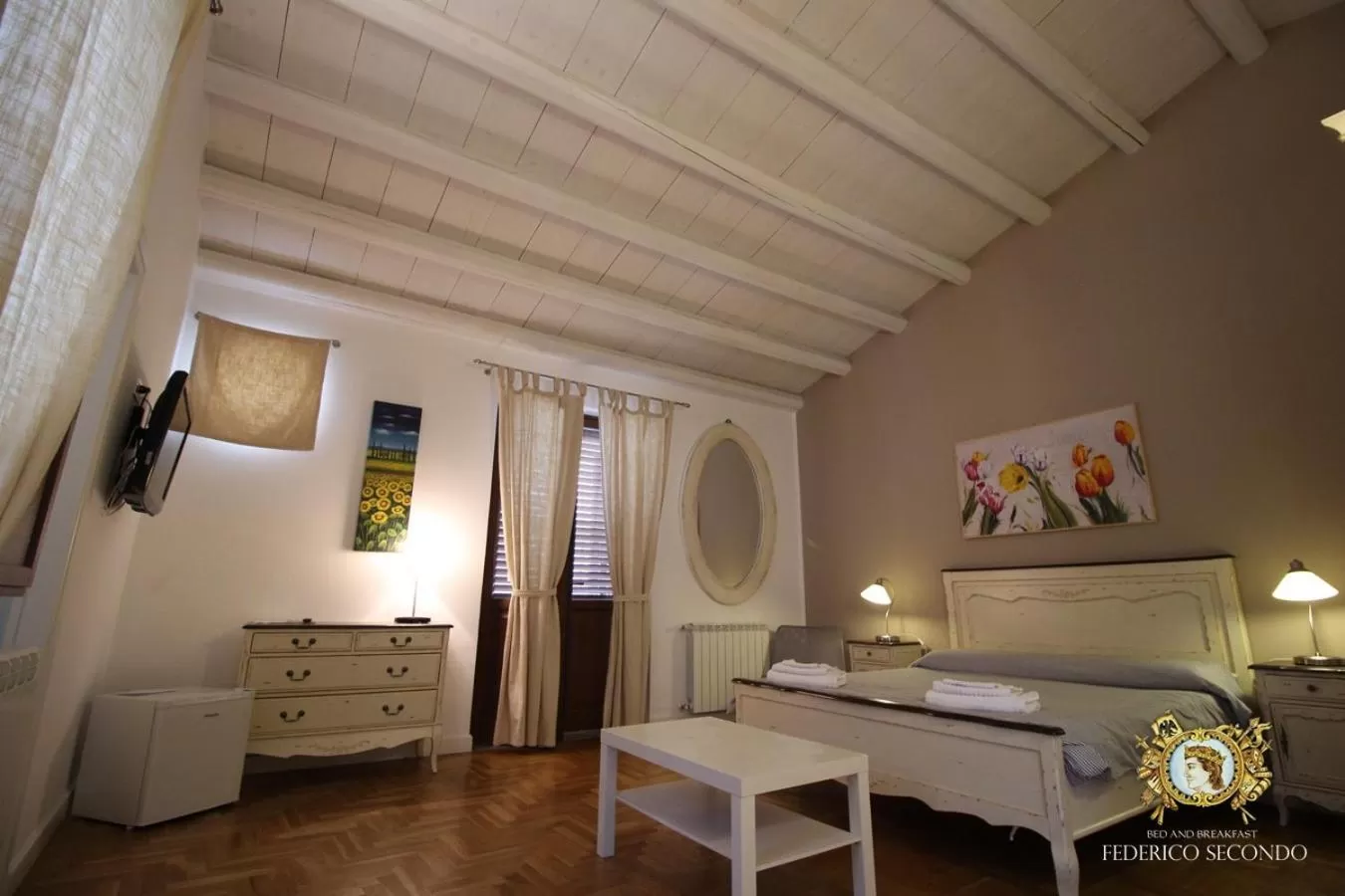 Bed in Federico Secondo B&B