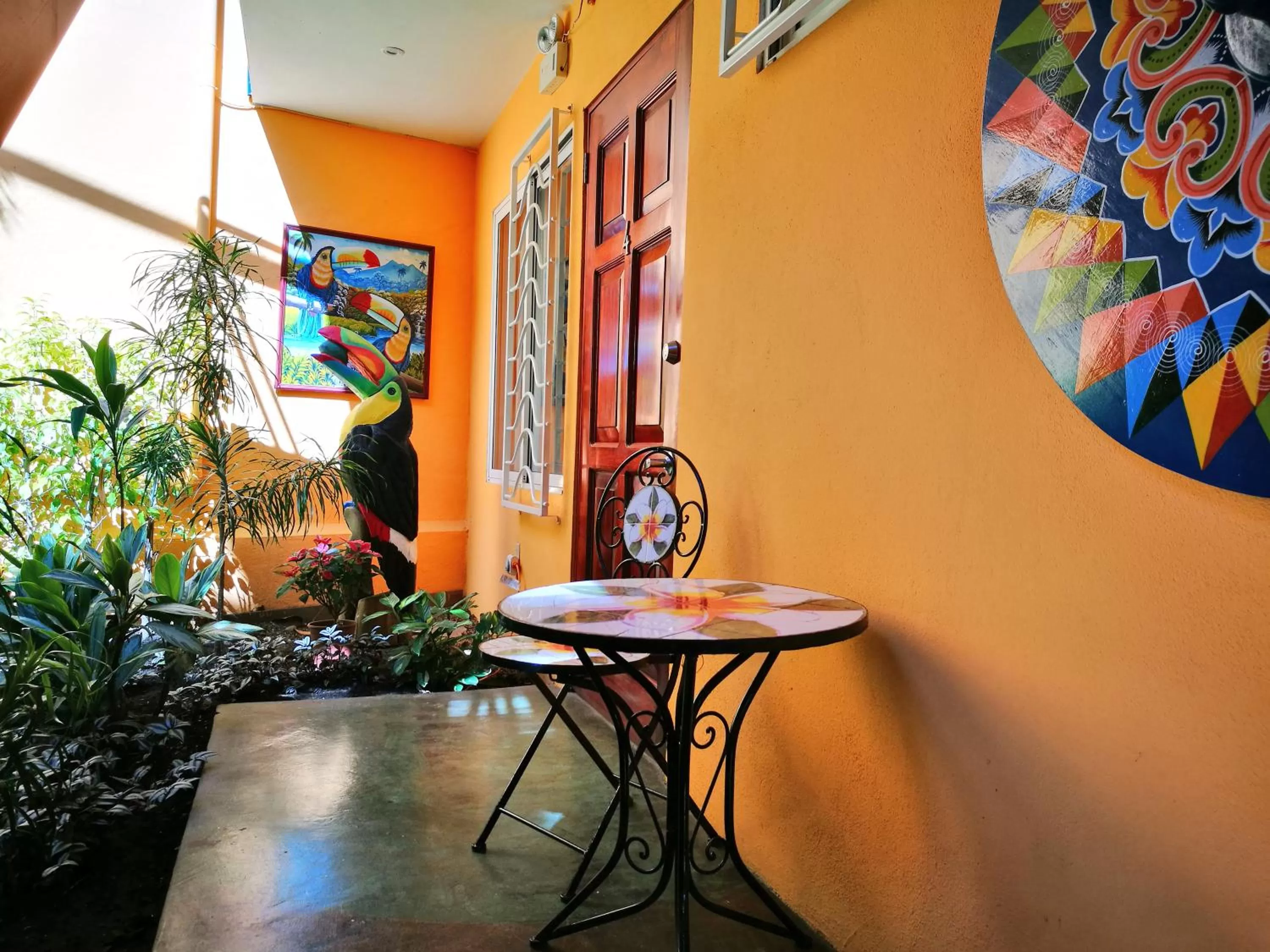 Garden view in Hotel Casa 69