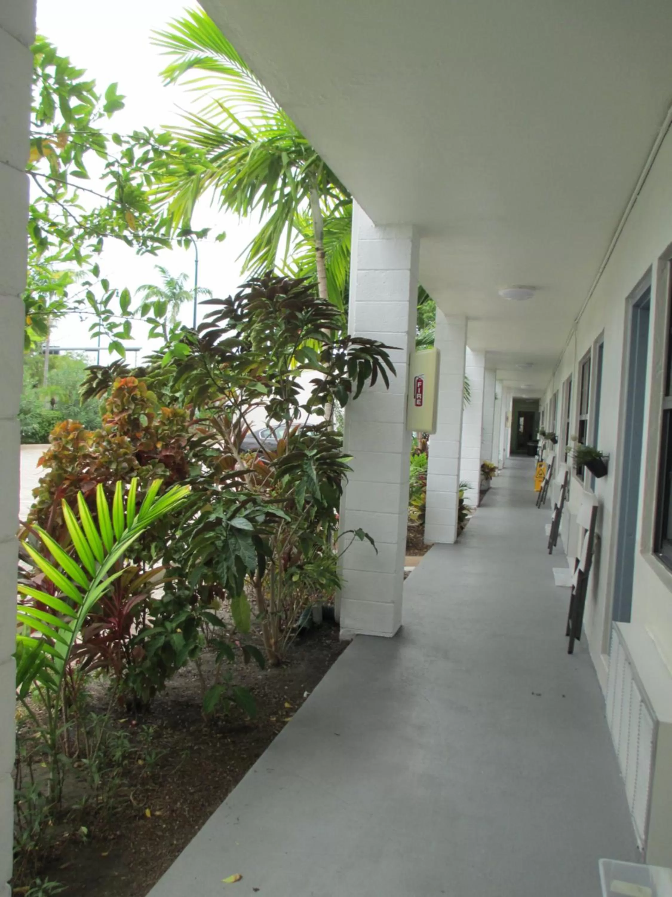 Decorative detail in Shalimar Motel