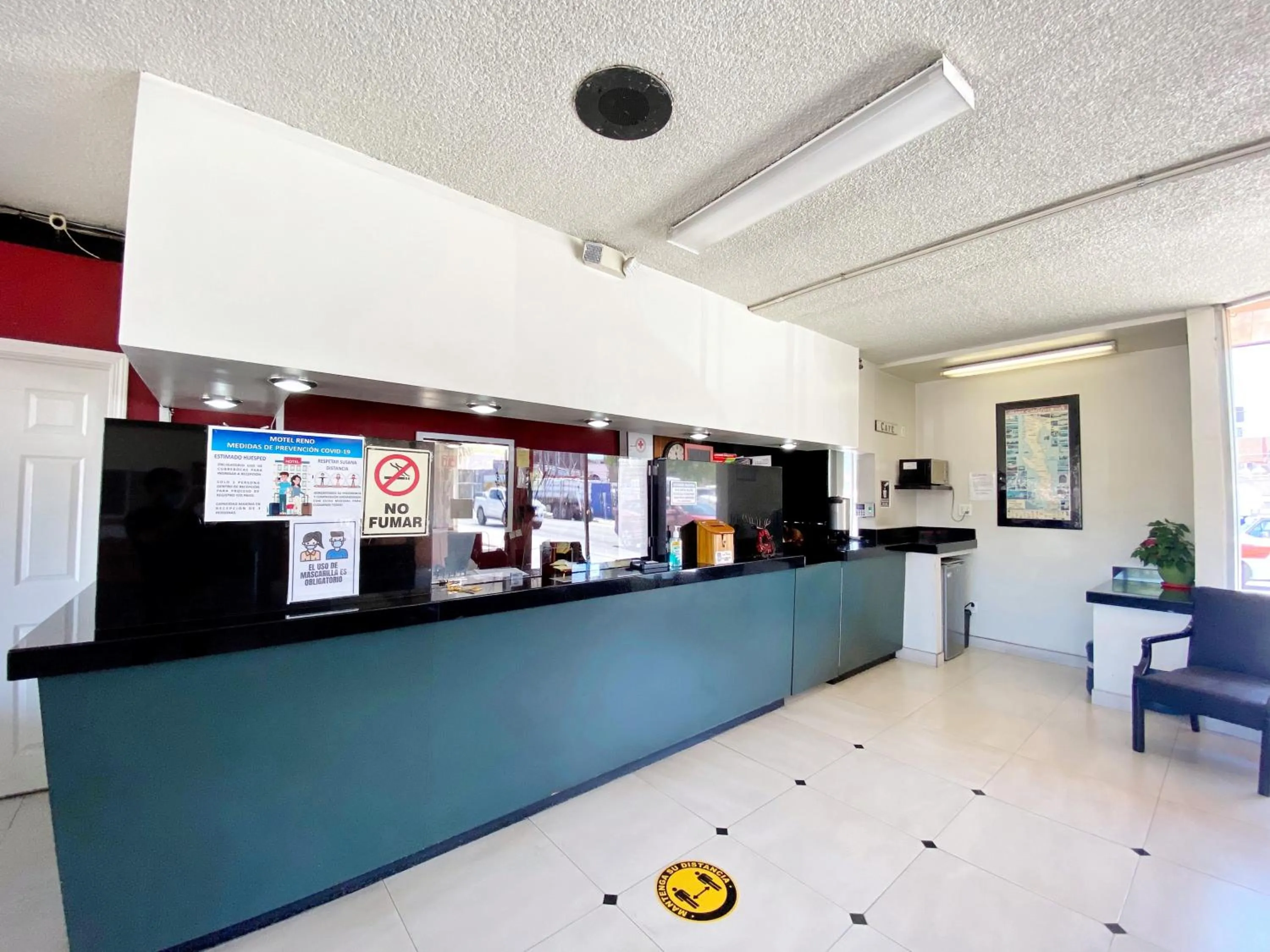 Lobby or reception in Motel Reno