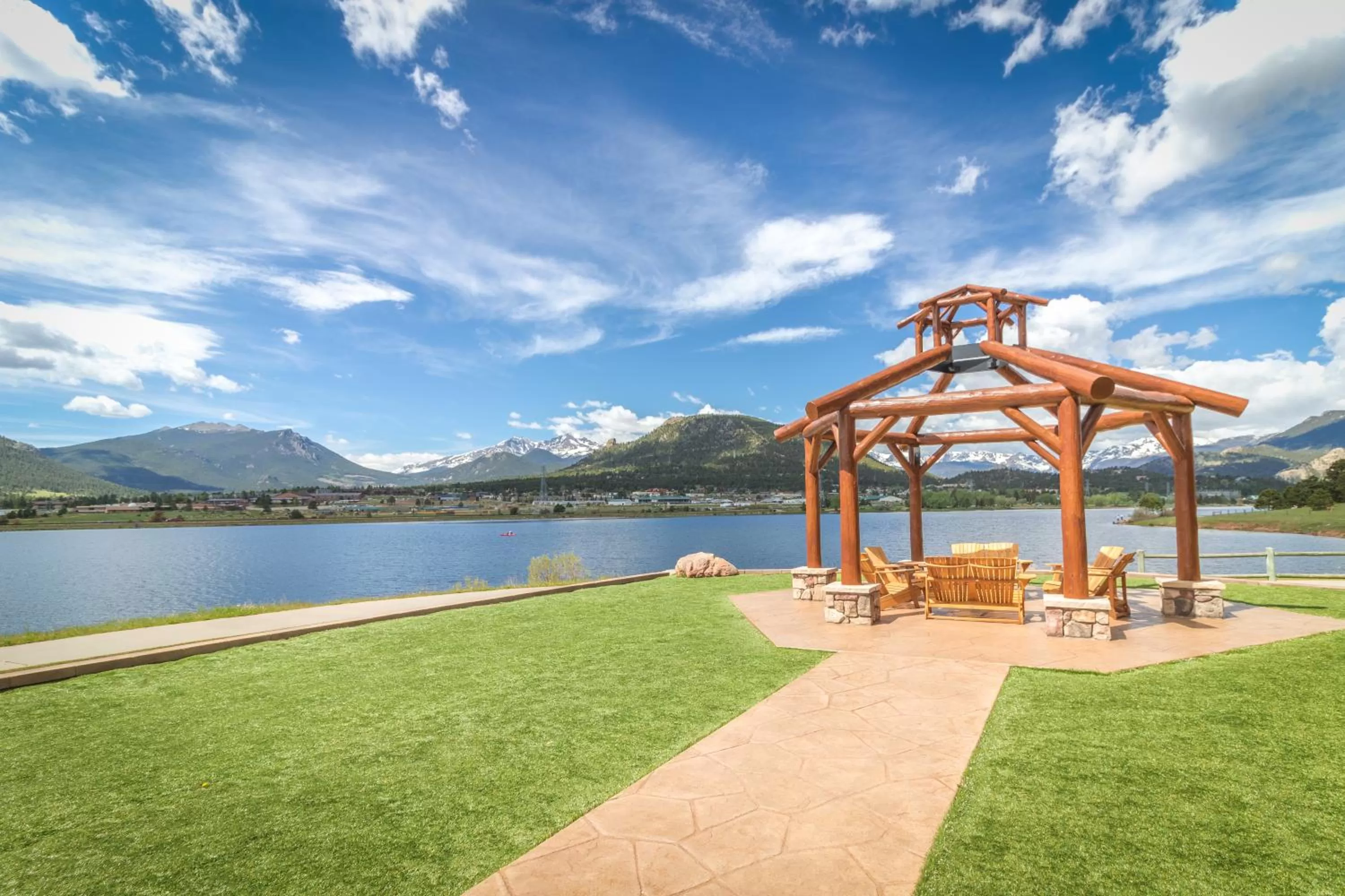Patio in The Estes Park Resort