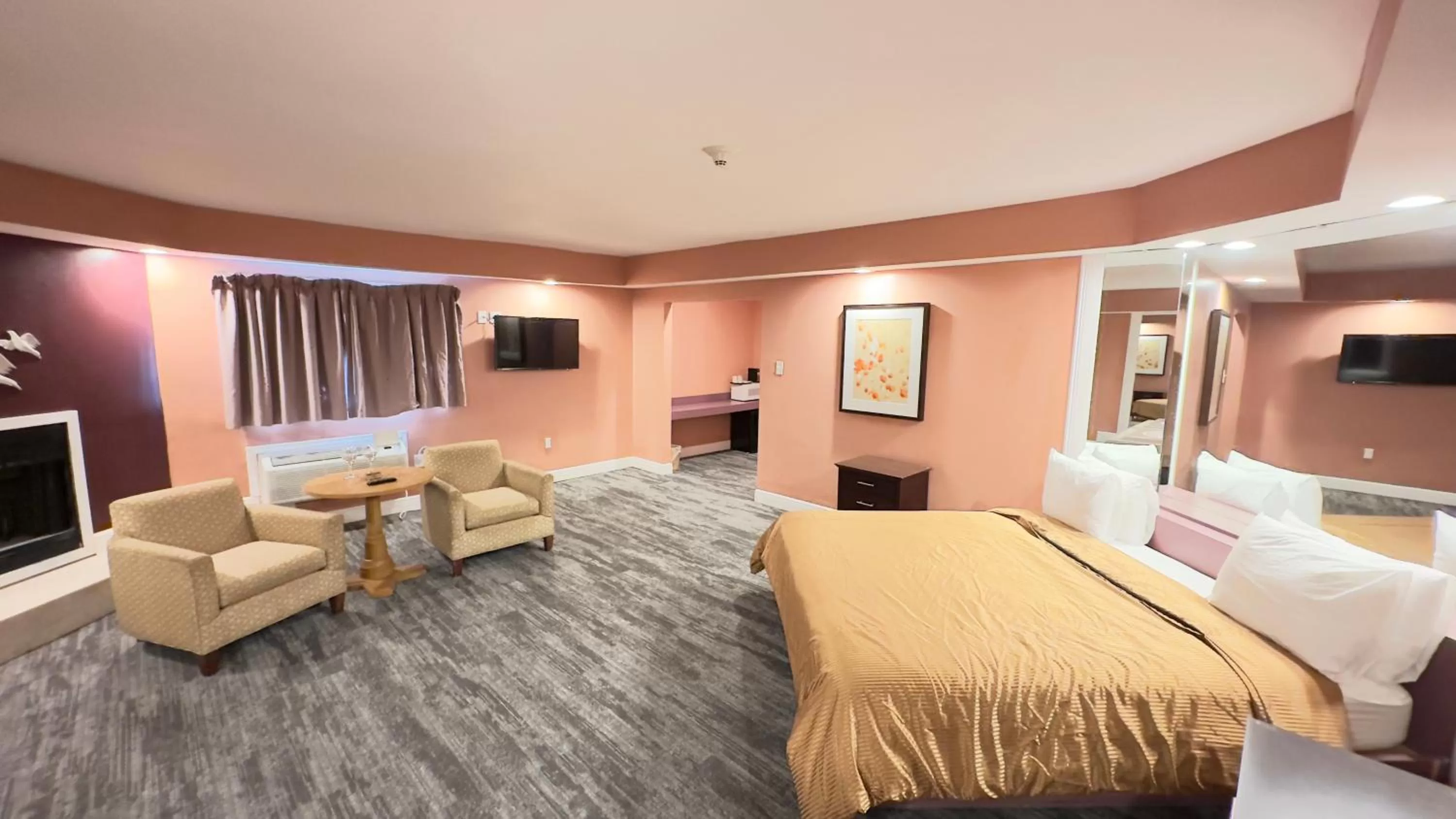 Bed in Inn of the Dove - Romantic Luxury Suites with Jacuzzi & Seasonal Fireplace at Harrisburg-Hershey-Philadelphia, PA